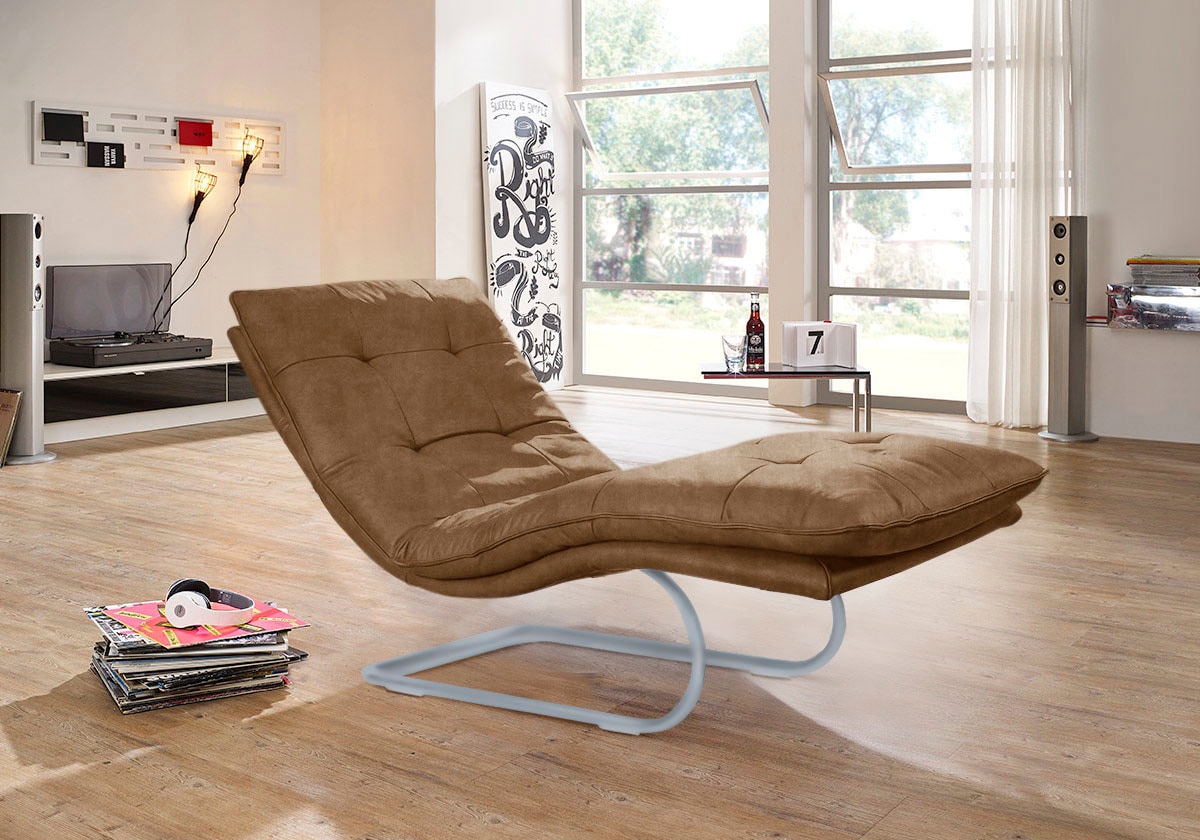 W.SCHILLIG Relaxliege »daily dreams«, in Waffelkissen-Optik, wahlweise mit günstig online kaufen