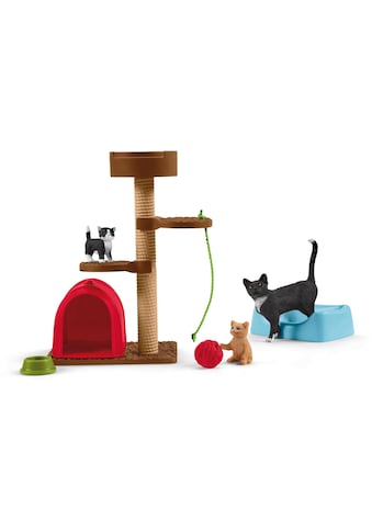 Schleich® Spielfigur »Farm World, Spielspaß für niedliche Katzen (42501)«, (Set) kaufen