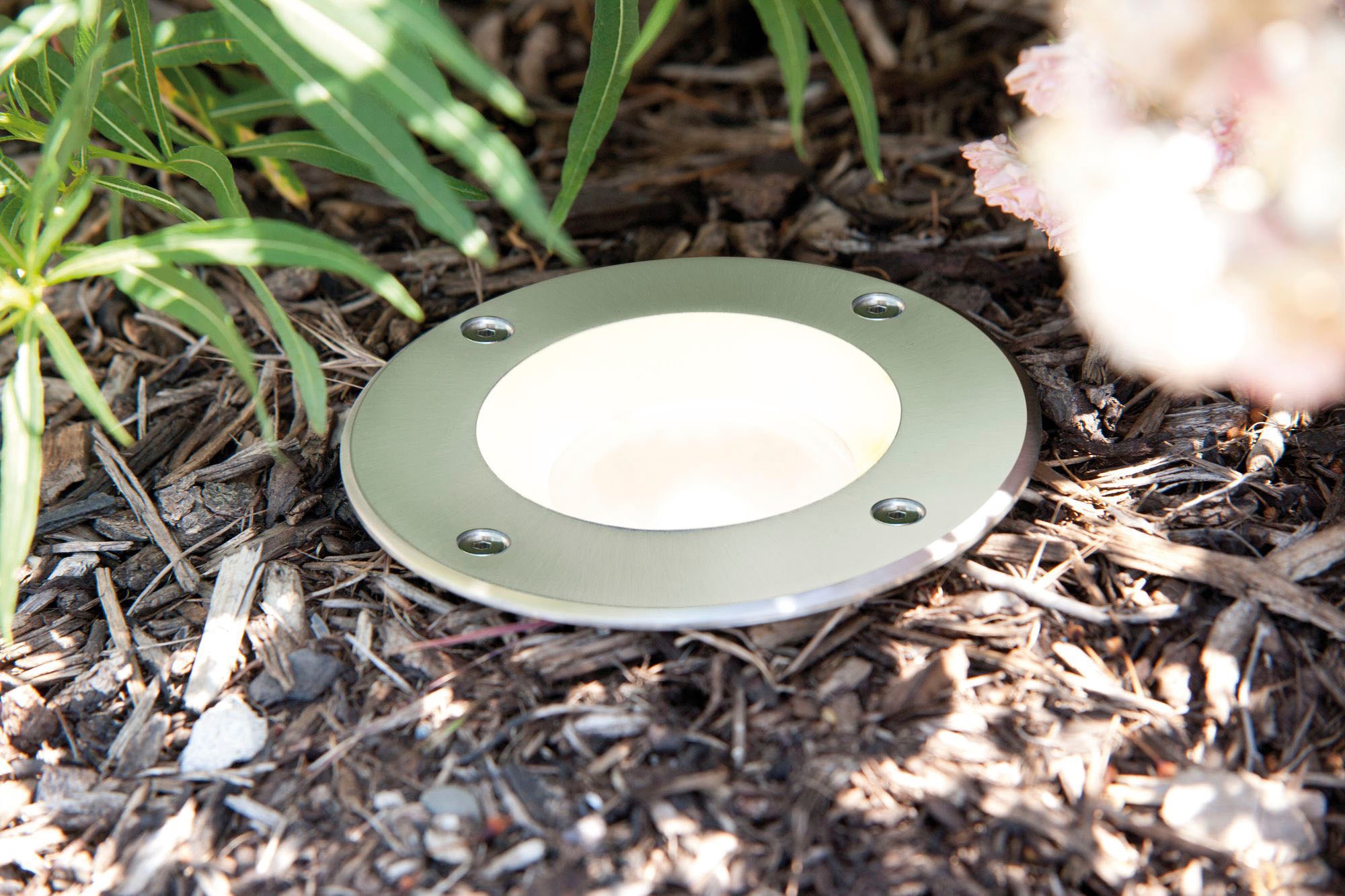 Paulmann LED Einbauleuchte »Outdoor 230V Boden IP67 rund GU10 3,5W 140x140mm Edelstahl/Metall«, 1 flammig, Leuchtmittel GU10 | LED fest integriert, GU10, IP67