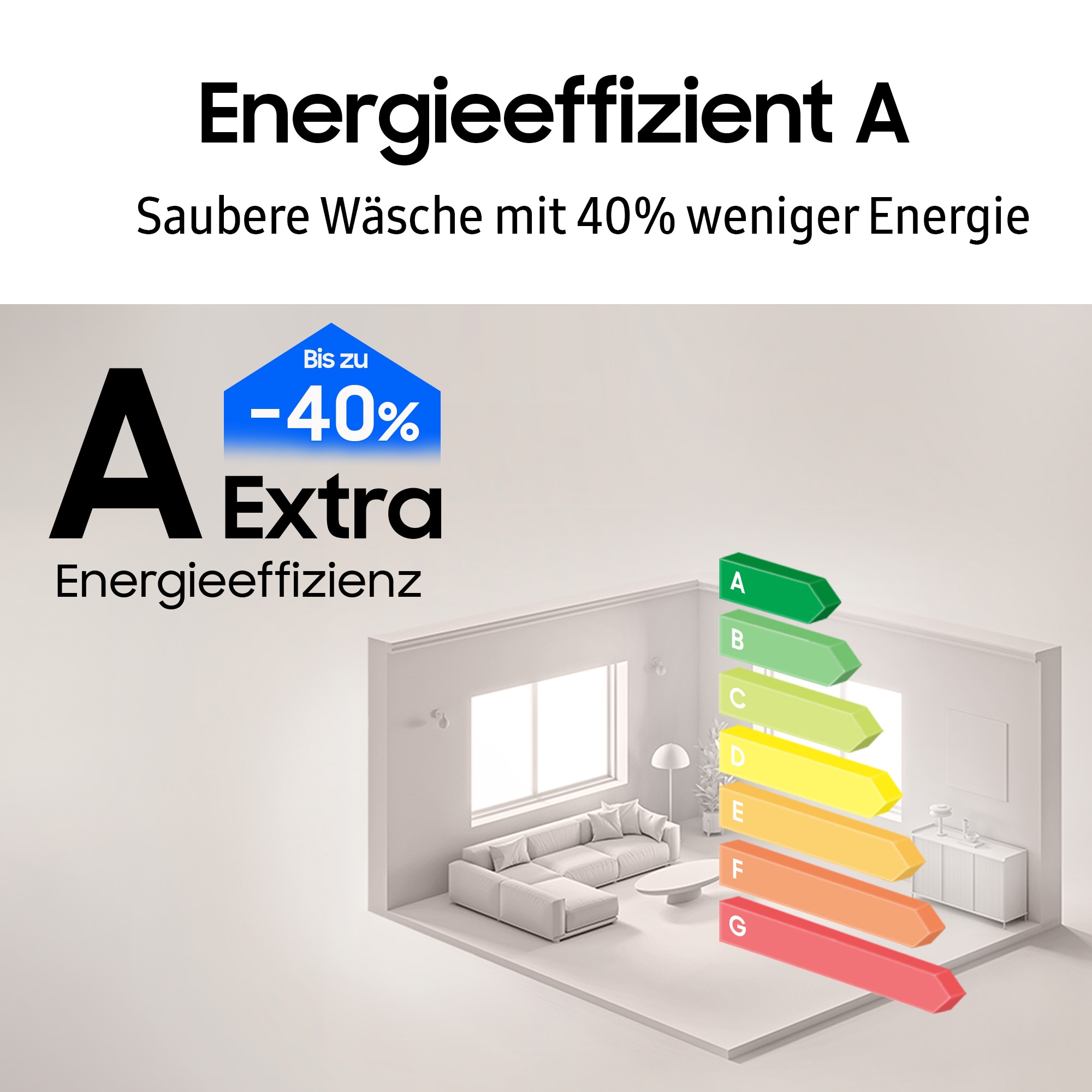Samsung Waschmaschine WW8400D »WW11DB8B95GB«, 11 kg, 1400 U/min