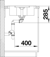 Blanco Küchenspüle »LANTOS 45 S-IF«