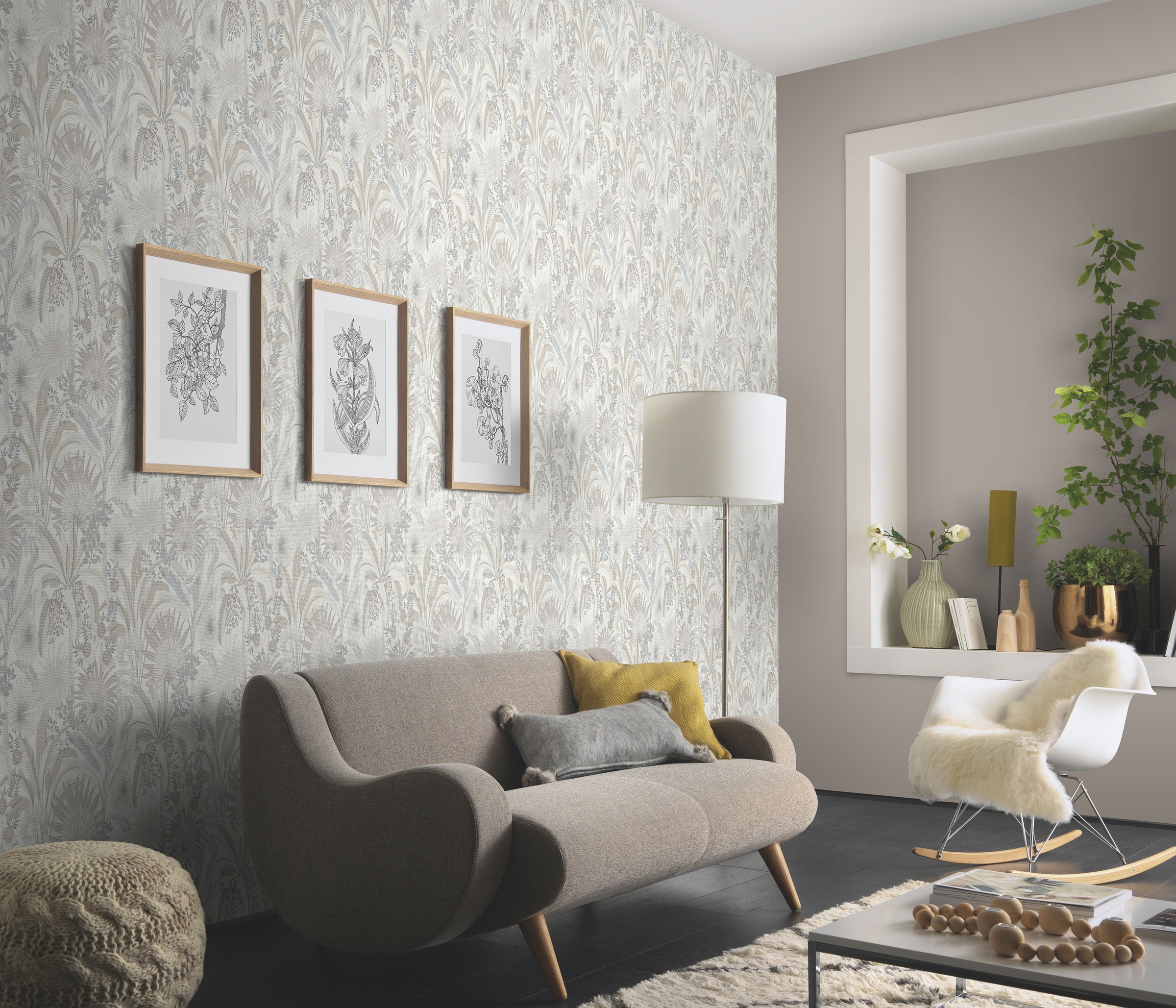 Erismann Vliestapete »Vliestapete Flower Power« geprägt Phthalate frei