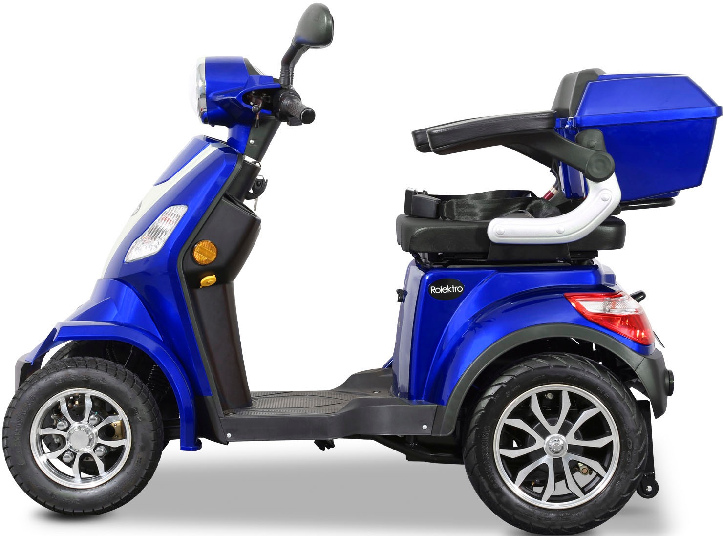 Rolektro Elektromobil »Rolektro E-Quad 25 V.2, Blei-Gel-Akku«, (mit Topcase)