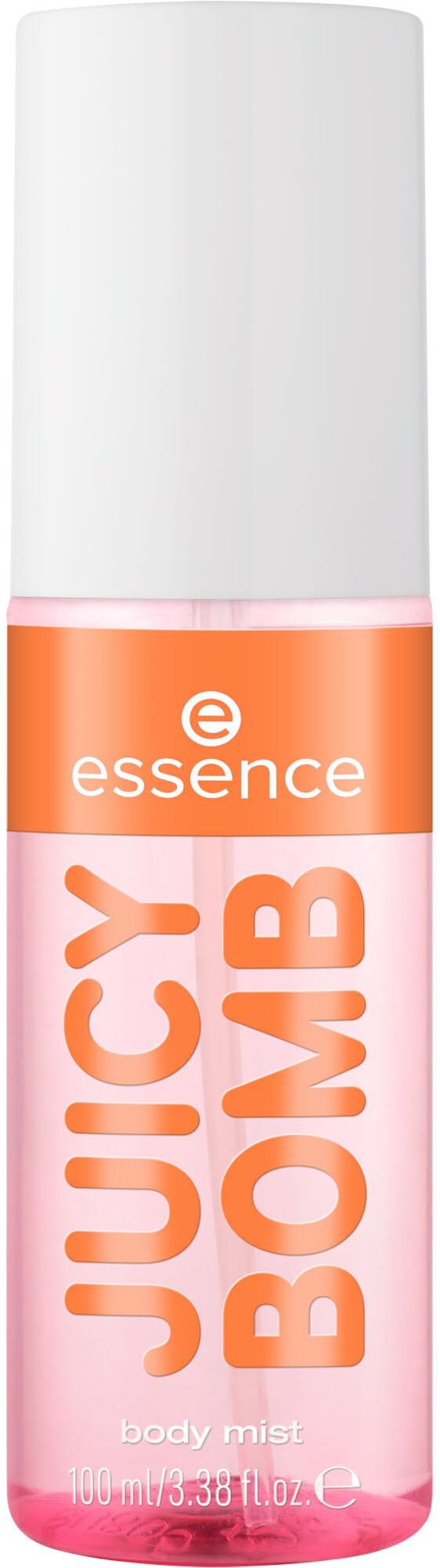 Essence Körperspray »JUICY BOMB PARTY body mist 02« Reisefreundliches Flakon, hält den ganzen Tag, riecht sommerlich-süß.