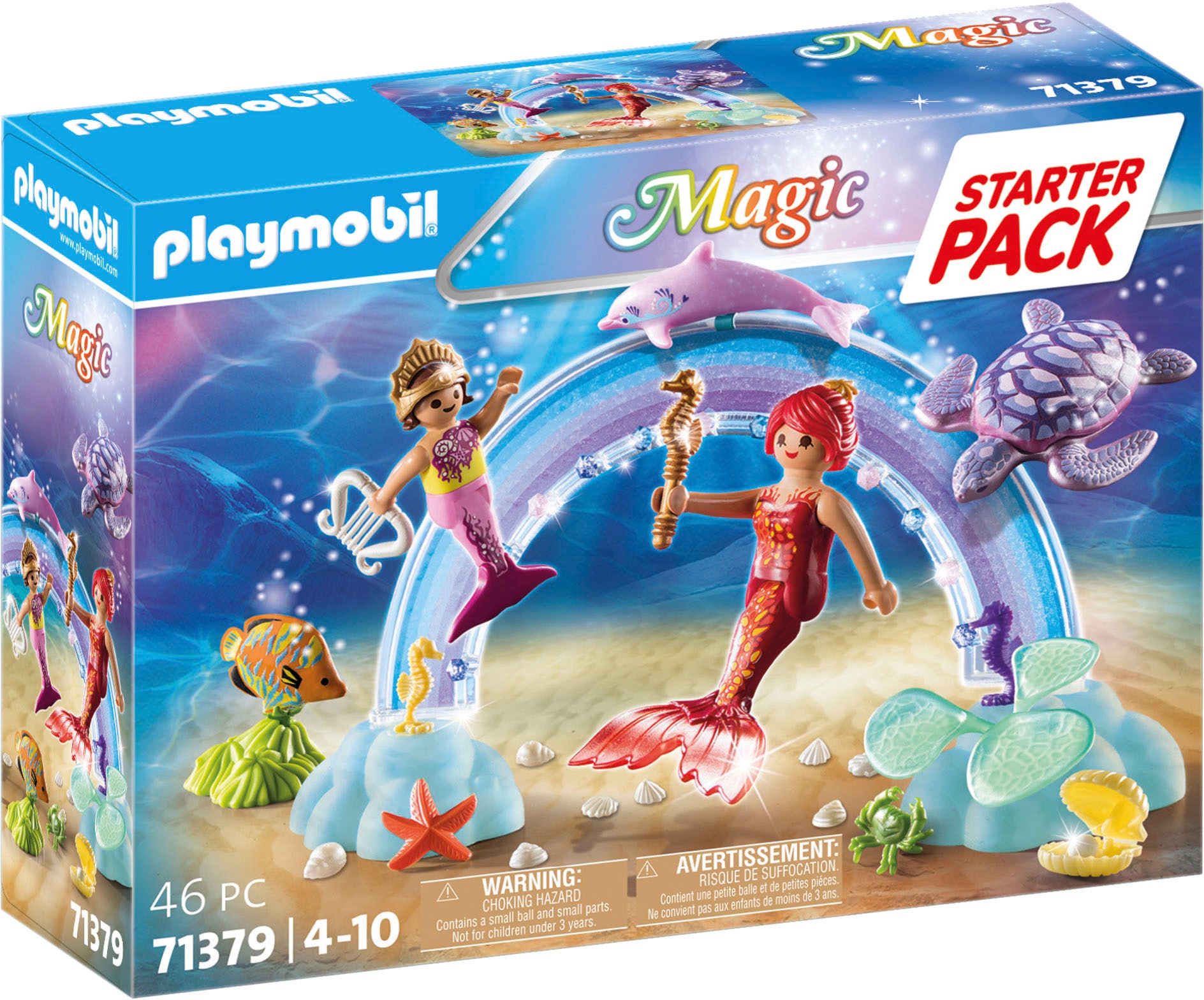 Playmobil® Konstruktions-Spielset »Starter Pack, Meerjungfrauen (71379), Princess Magic«, (46 St.)