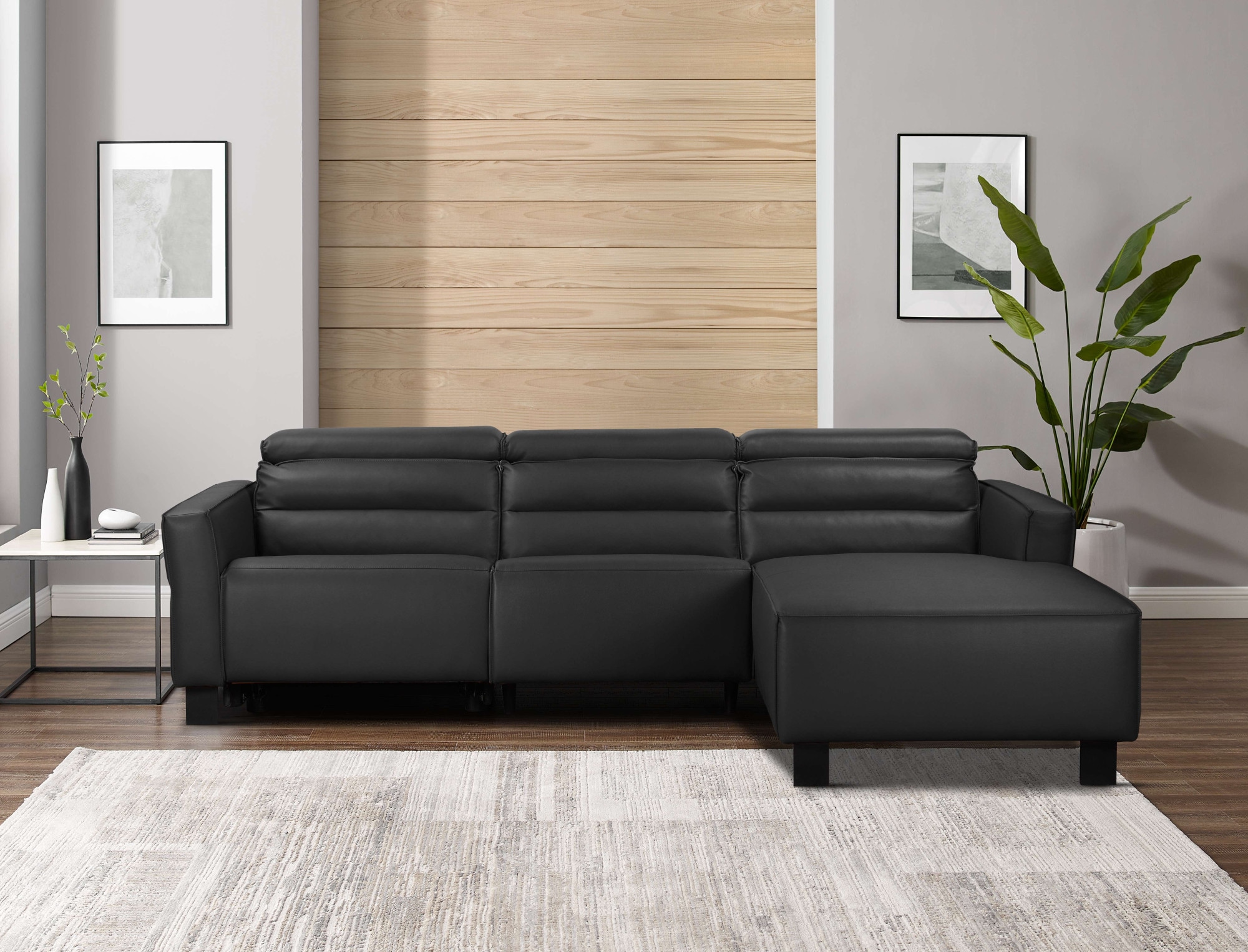 Ecksofa »Carpari, L-Form, 263 cm, mit manueller o. elektrischer Relaxfunktion«, und...