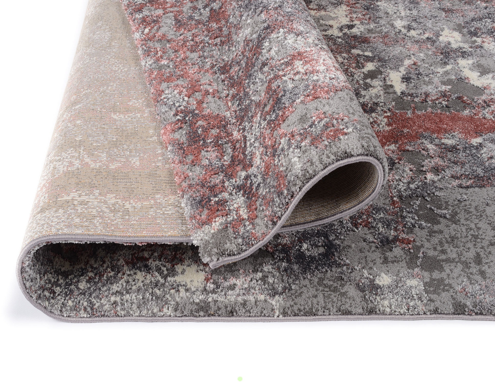 OCI DIE TEPPICHMARKE Teppich »Juwel Liray«, rechteckig, 20 mm Höhe, Kurzflor, Wohnzimmer, Marmor Optik, Hoch Tief Effekt
