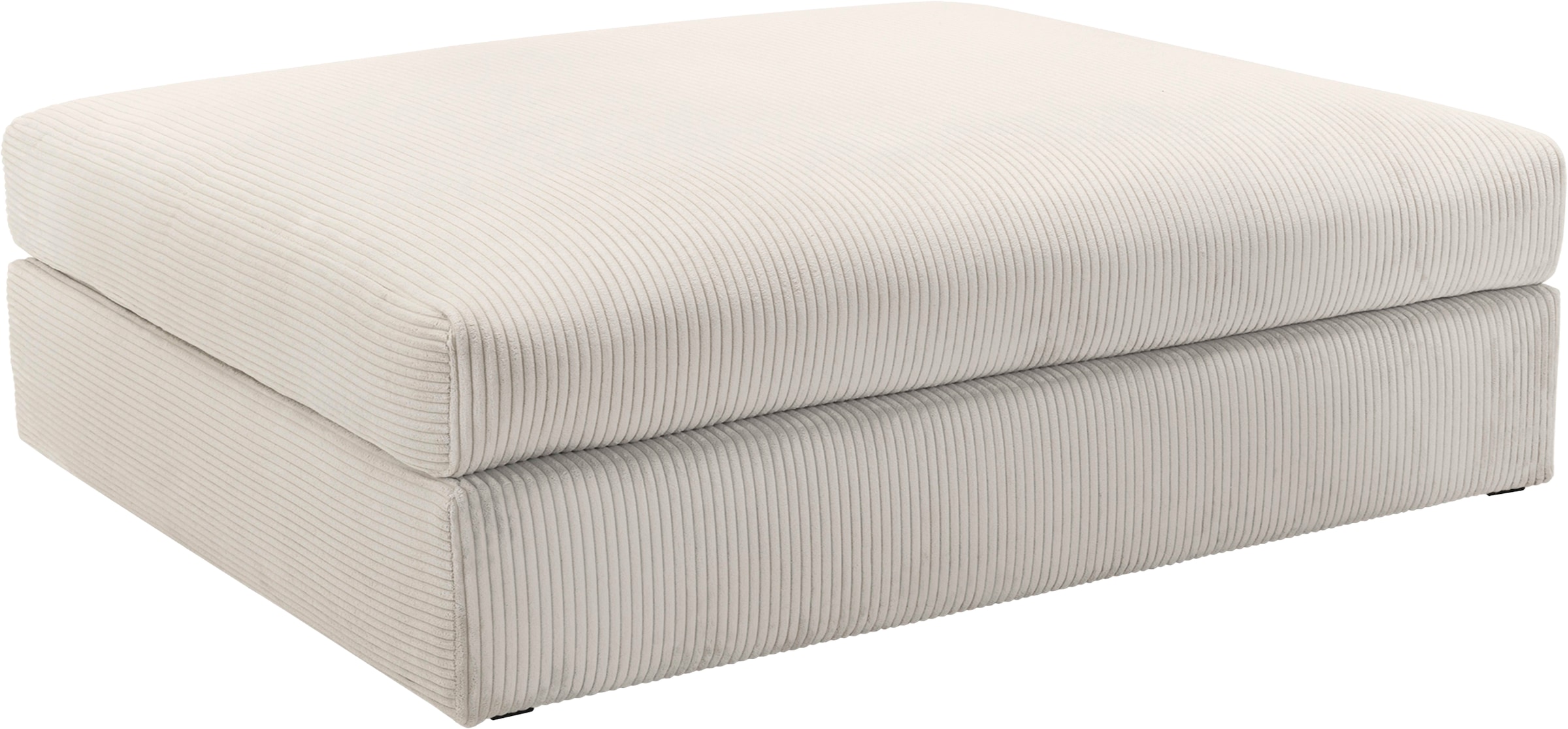 Home affaire Polsterhocker »Soft&Cosy XXL, B: 125 cm« Mega-Hocker, in Cord günstig online kaufen