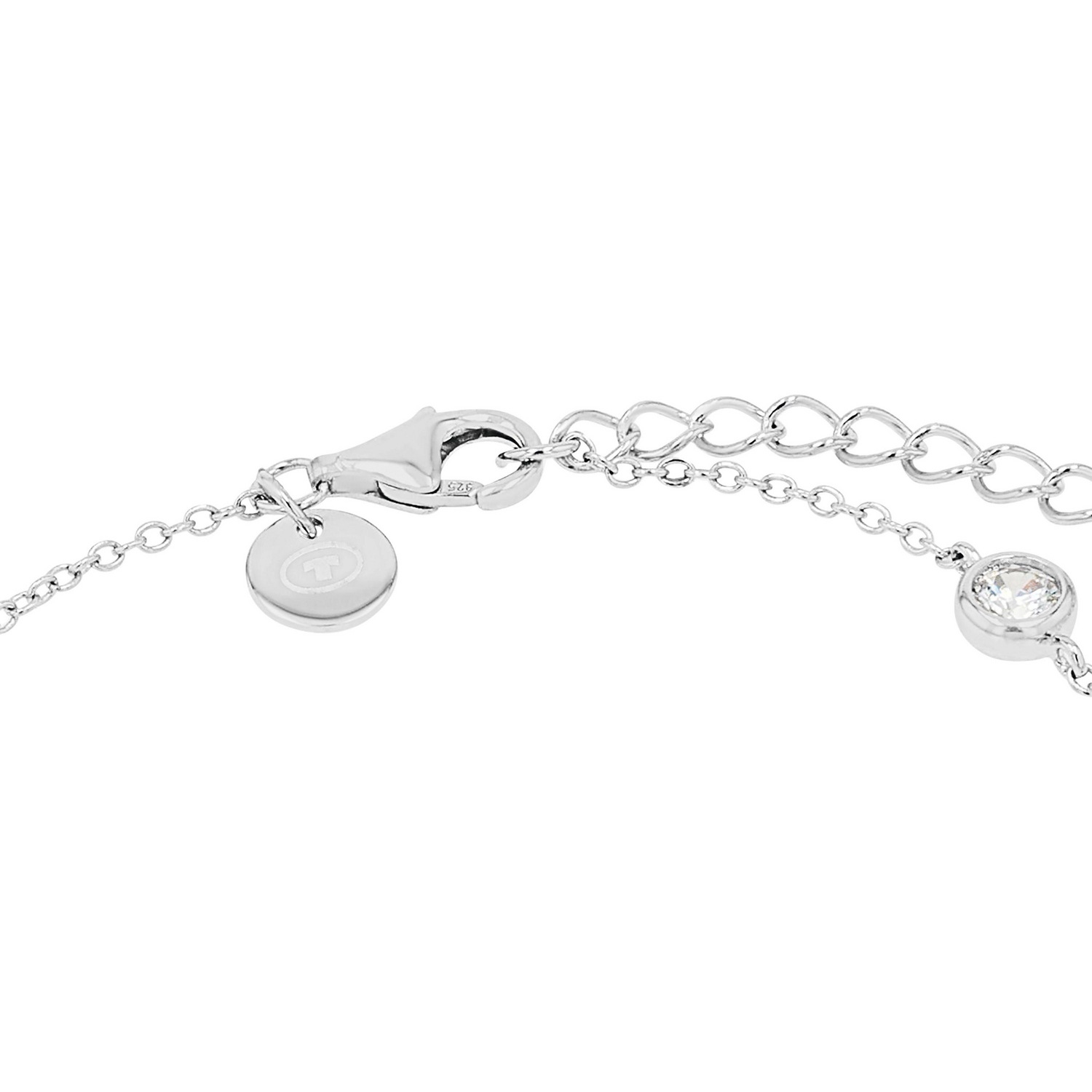 TOM TAILOR Silberarmband mit Zirkonia (synth.)