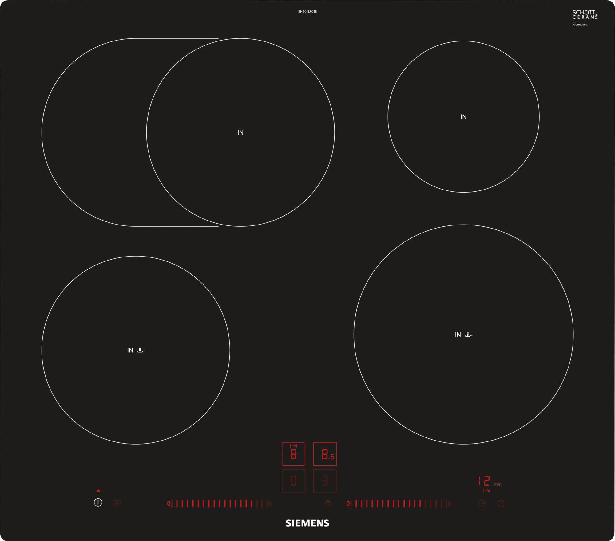 SIEMENS Induktions-Kochfeld von SCHOTT CERAN® »EH601LFC1E«, EH601LFC1E