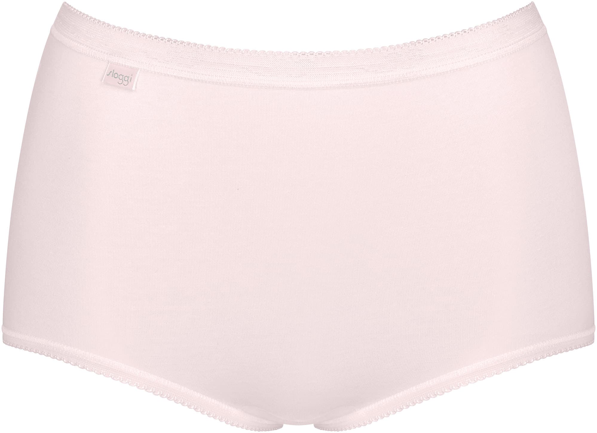 sloggi Maxislip »Basic+«, (4er Pack), Baumwollmischung, weiche Nähte, hohe Taille, elastisch