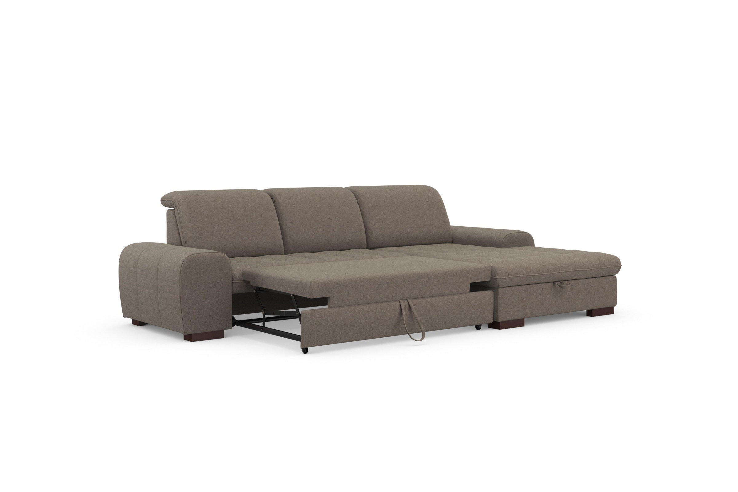 sit&more Ecksofa »Luxor L-Form«, wahlweise mit Bettfunktion, Bettkasten und Kopfteilverstellung