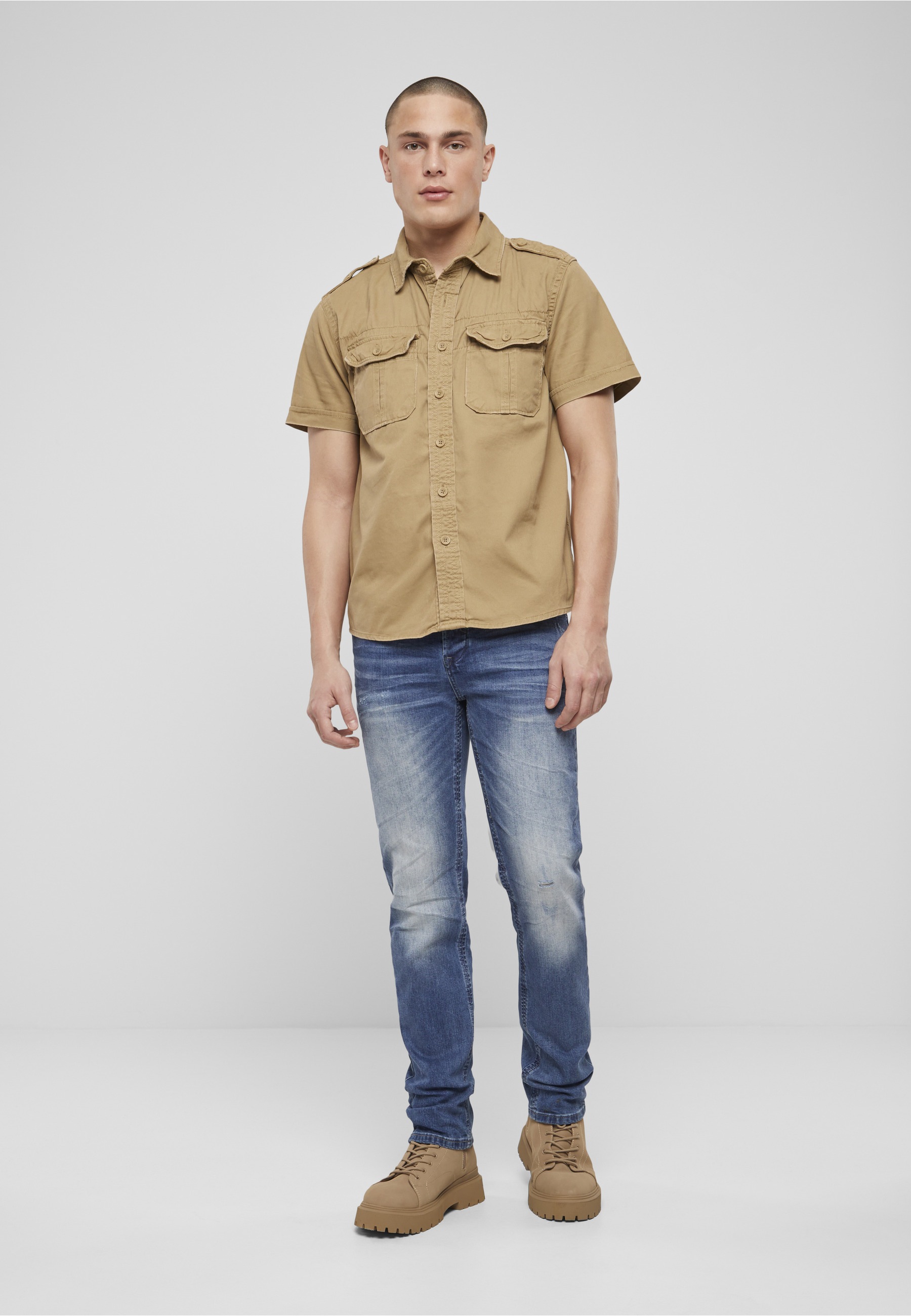 Brandit Kurzarmshirt »Brandit Herren Vintage Shirt shortsleeve« 1 Stk.