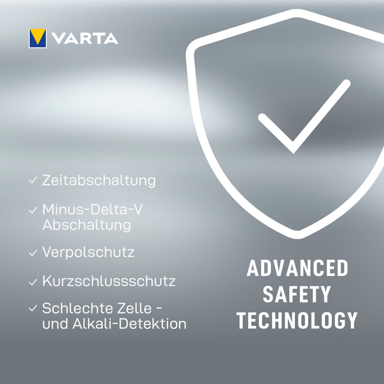 VARTA Akku-Ladestation »VARTA LCD Multi Charger+ für 8 AA/AAA Akkus mit Einzelschachtladun«