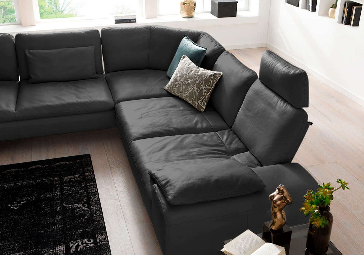 W.SCHILLIG Ecksofa »valentinoo, Designsofa, elegant und bequem, L-Form«, (Set), mit Sitztiefenverstellung, Breite 318 cm