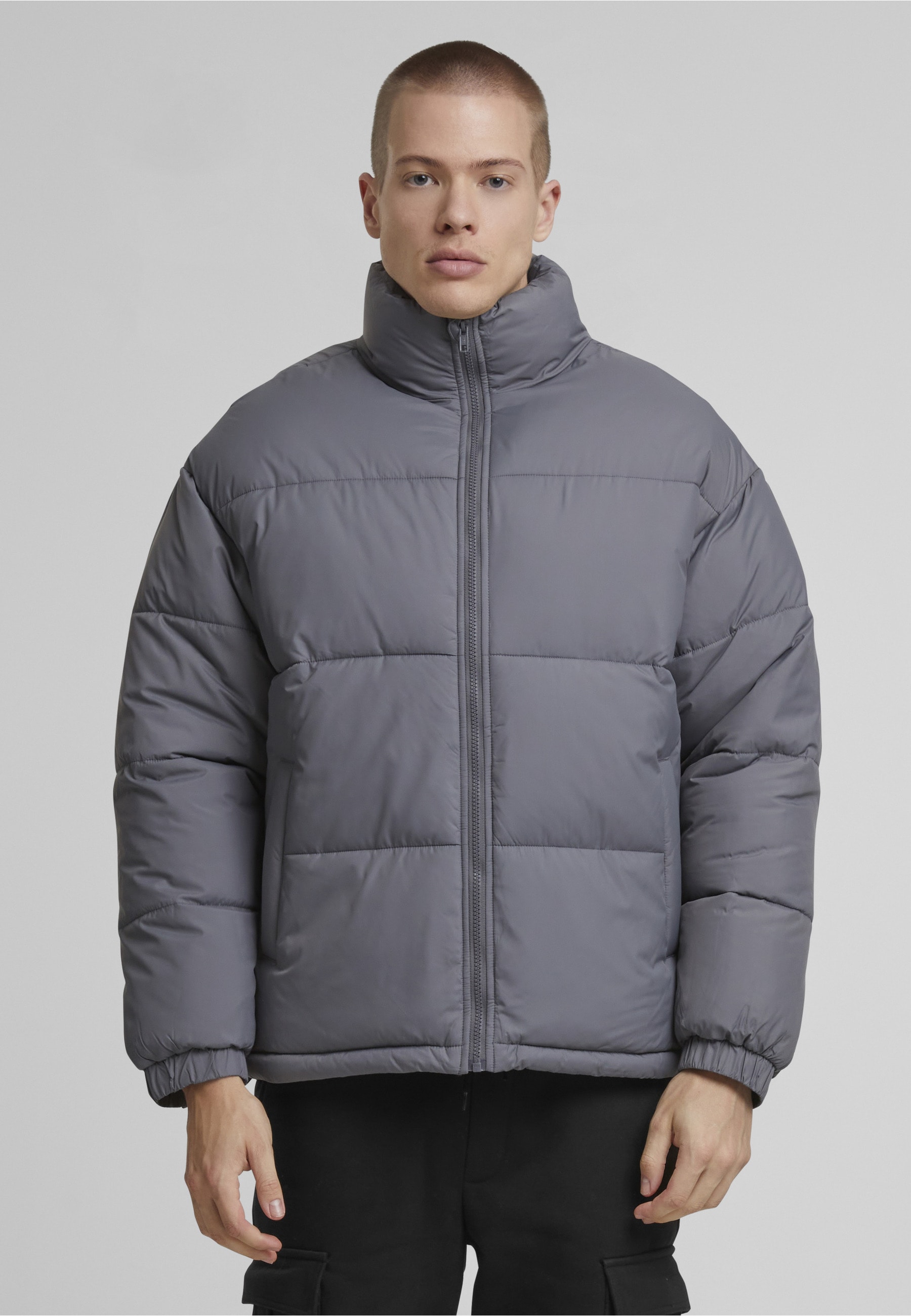 URBAN CLASSICS Winterjacke »Urban Classics Basic Puffer Winter Jacket« 1 Stk. tlg. mit Kapuze