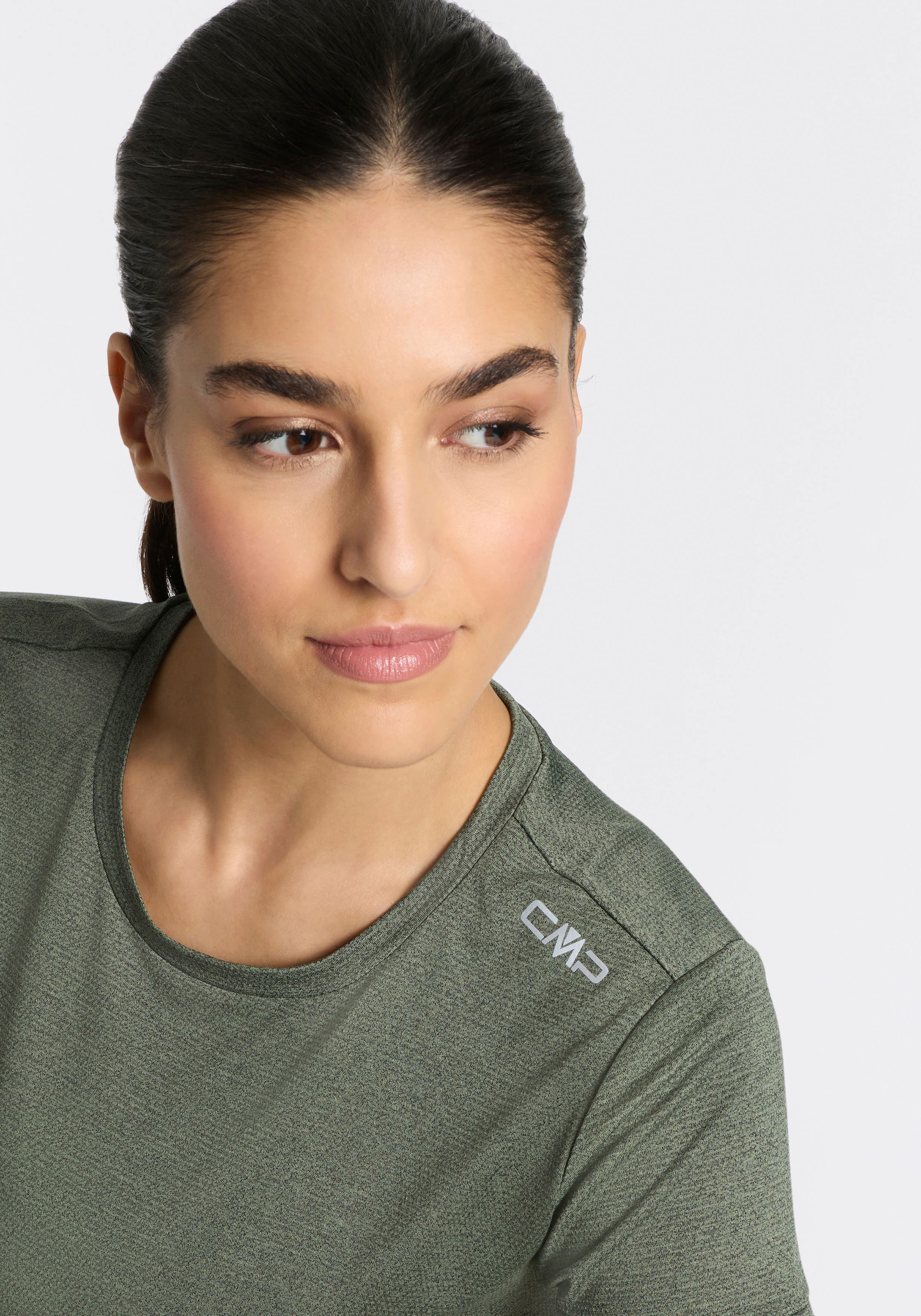 CMP Funktionsshirt »WOMAN T-SHIRT« für Wandern und Outdoor-Aktivitäten, pflegeleicht, sportliche Passform