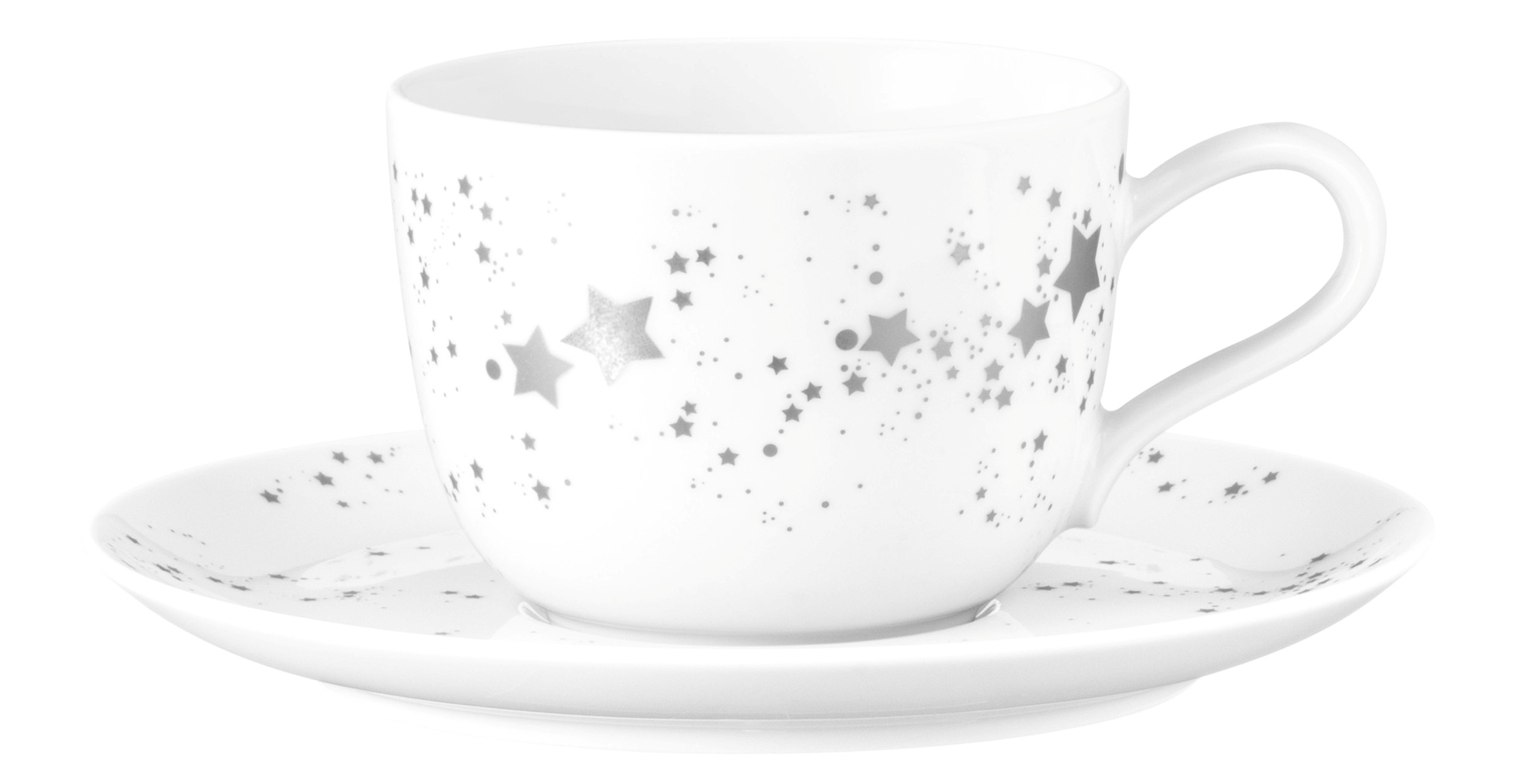 Seltmann Weiden Tasse »Liberty - Silver Stars«, (1 tlg.), Kaffeeobertasse 0,26 l