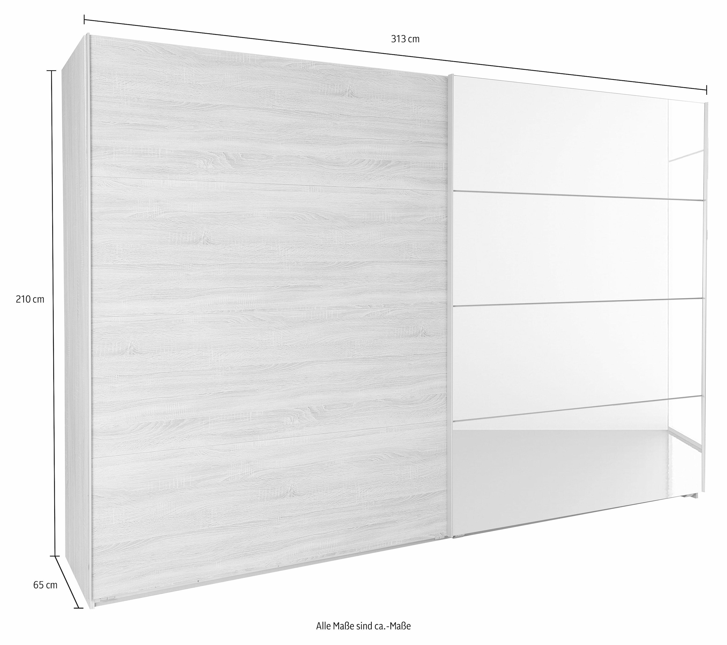Wimex Schwebetürenschrank »Easy«, mit Teilspiegel