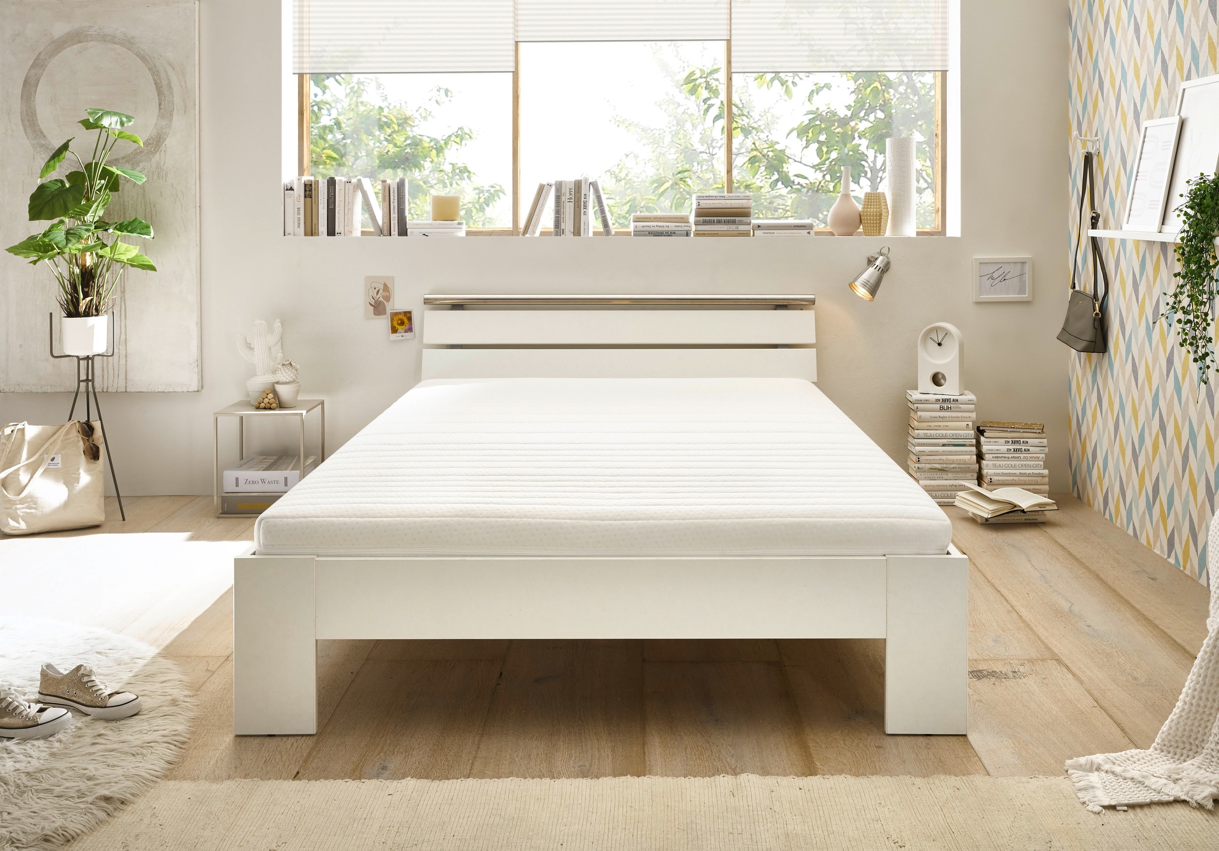 Schlafkontor Futonbett »Nizza«, Breite 140 cm, mit XXL Belastbarkeit bis zu günstig online kaufen