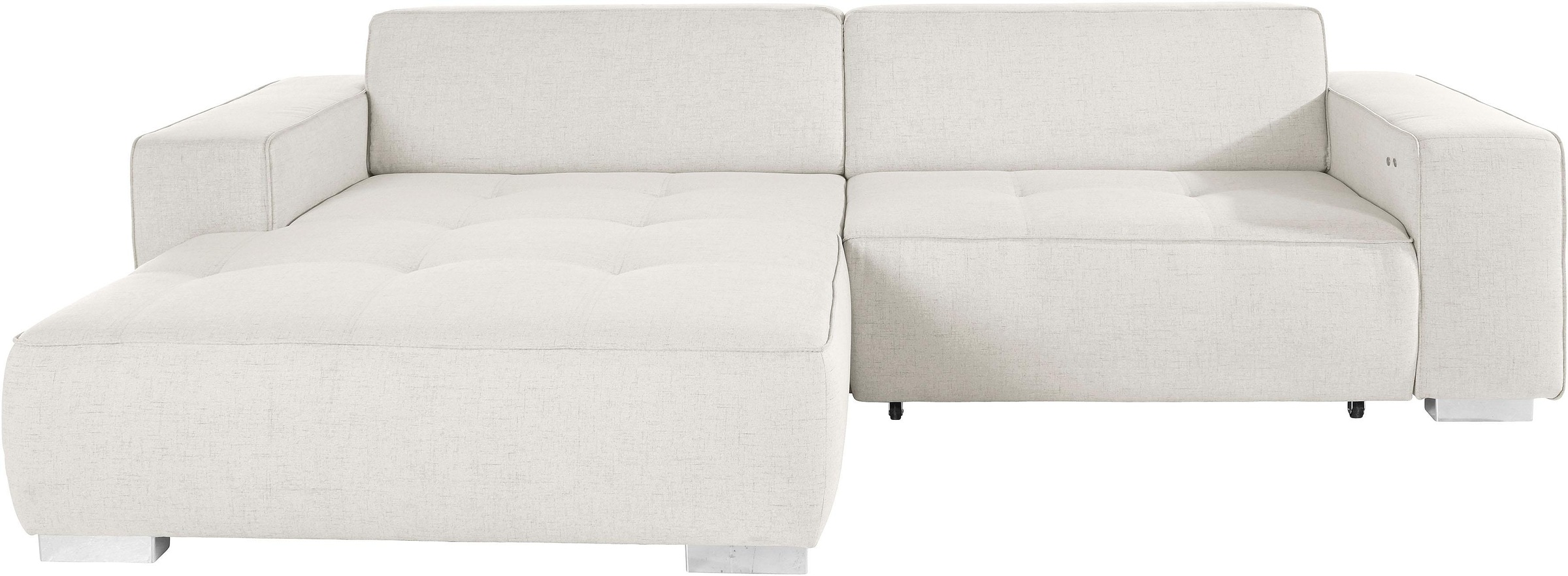 Home affaire Ecksofa »Sapporo L-Form« wahlweise Bettfunktion oder Sitztiefe günstig online kaufen