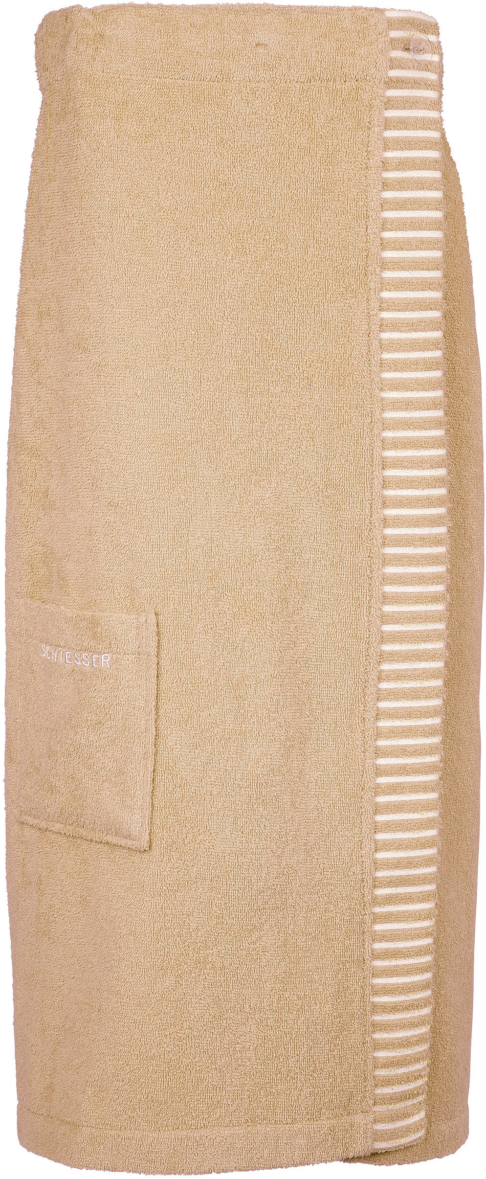 Schiesser Kilt »Rom aus weicher Baumwolle, saugstark und 3-fach weitenverstellbar«, (1 St.), MADE IN GREEN by OEKO-TEX®