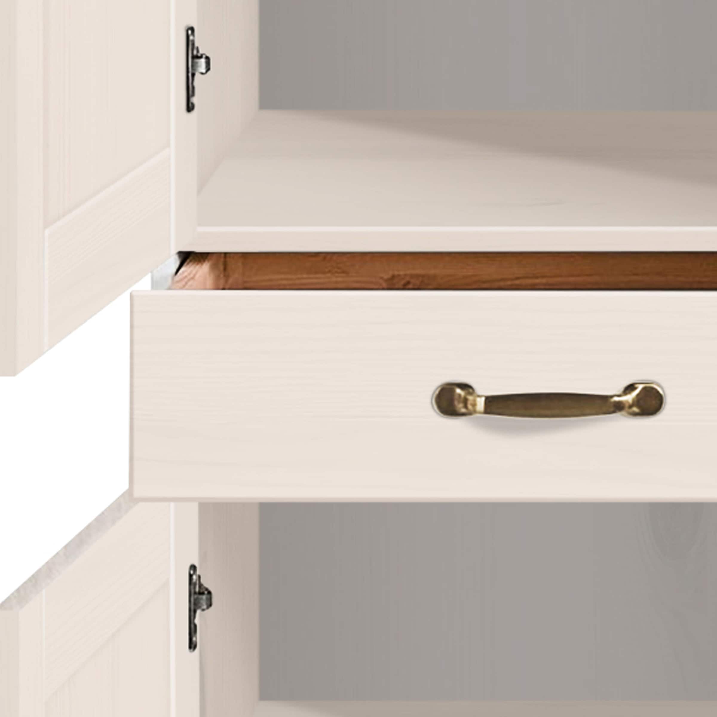 Home affaire Hochschrank »Alby« Breite 75 cm, 2 Türen, 1 Schubkasten, 6 offene Fächer