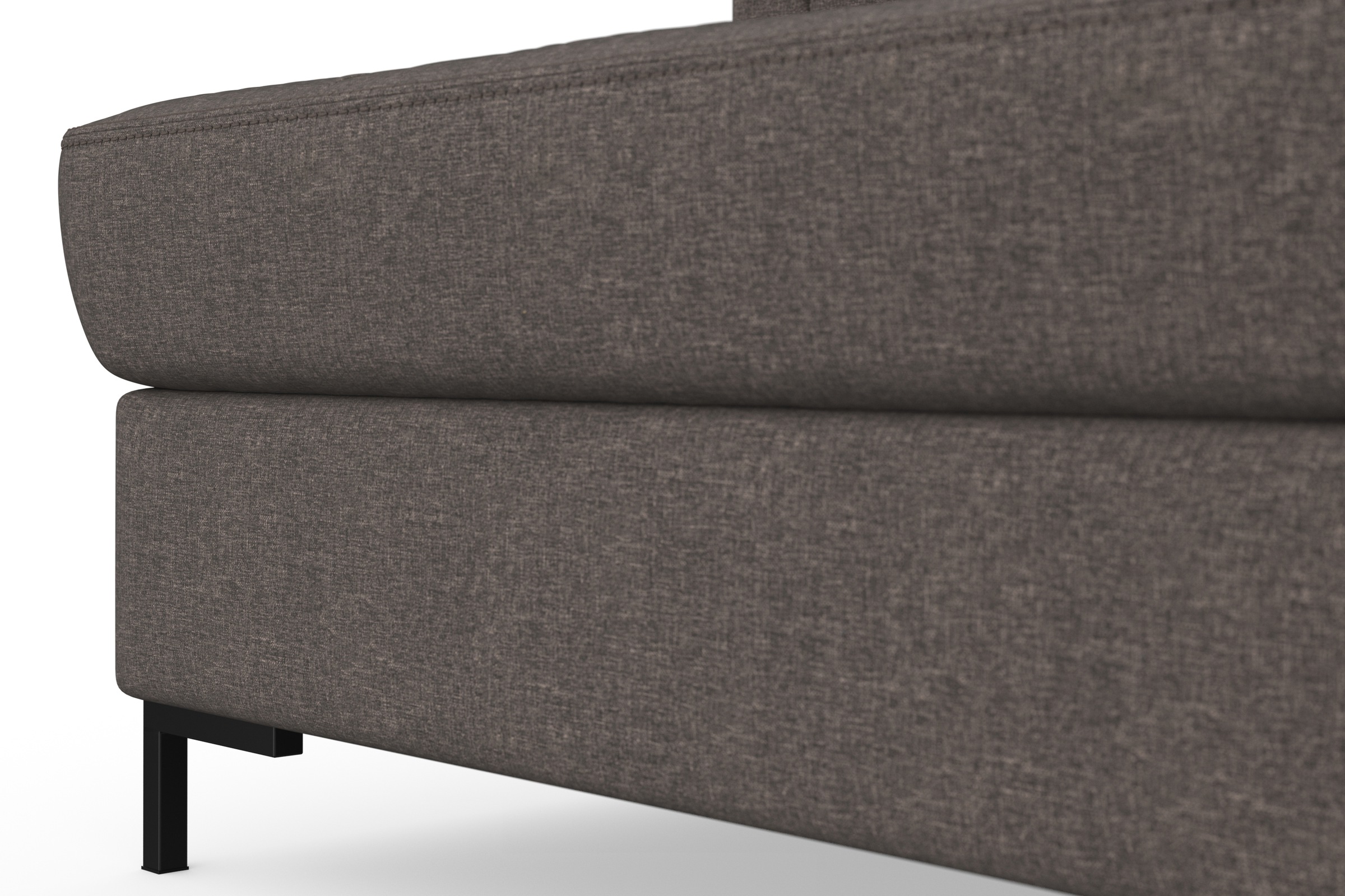 DOMO collection Wohnlandschaft »Capelo, komfortabel, klare Linien zeichnen dieses Design aus, U-Form«, mit Armteilverstellung, wahlweise mit Bettfunktion, Federkern