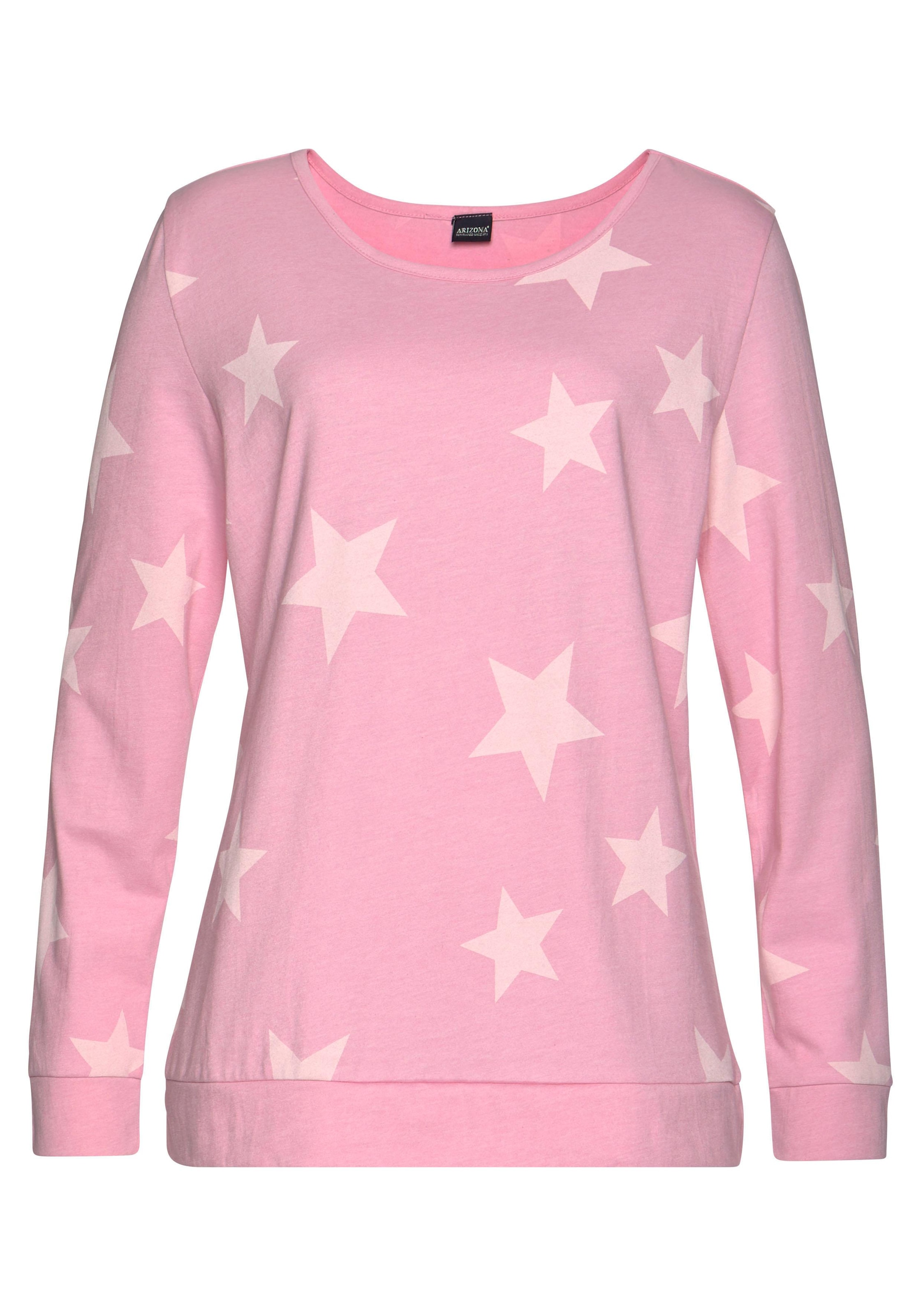 Neue Produkte für 2024 Arizona Pyjama, (2 in melierter kaufen bequem Optik Stück), mit Sternen