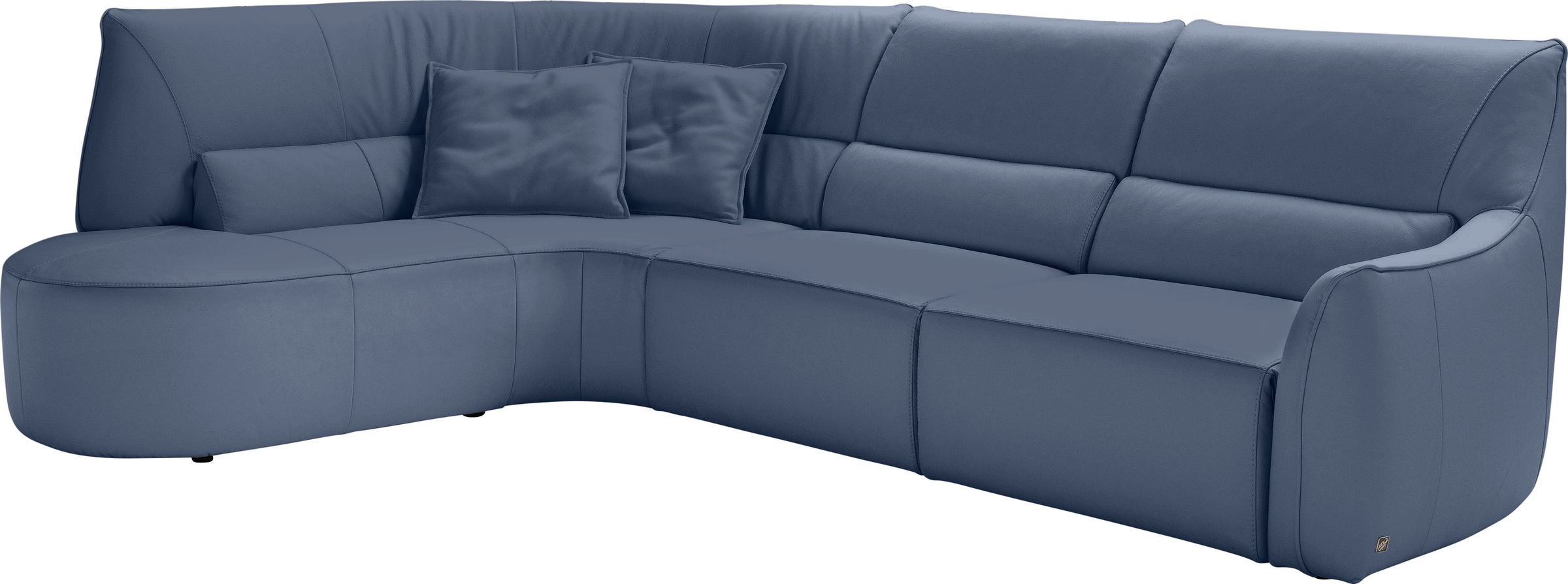 Egoitaliano Ecksofa »Puffy, extravagant & edel, Retro Designsofa, hoher Sit günstig online kaufen