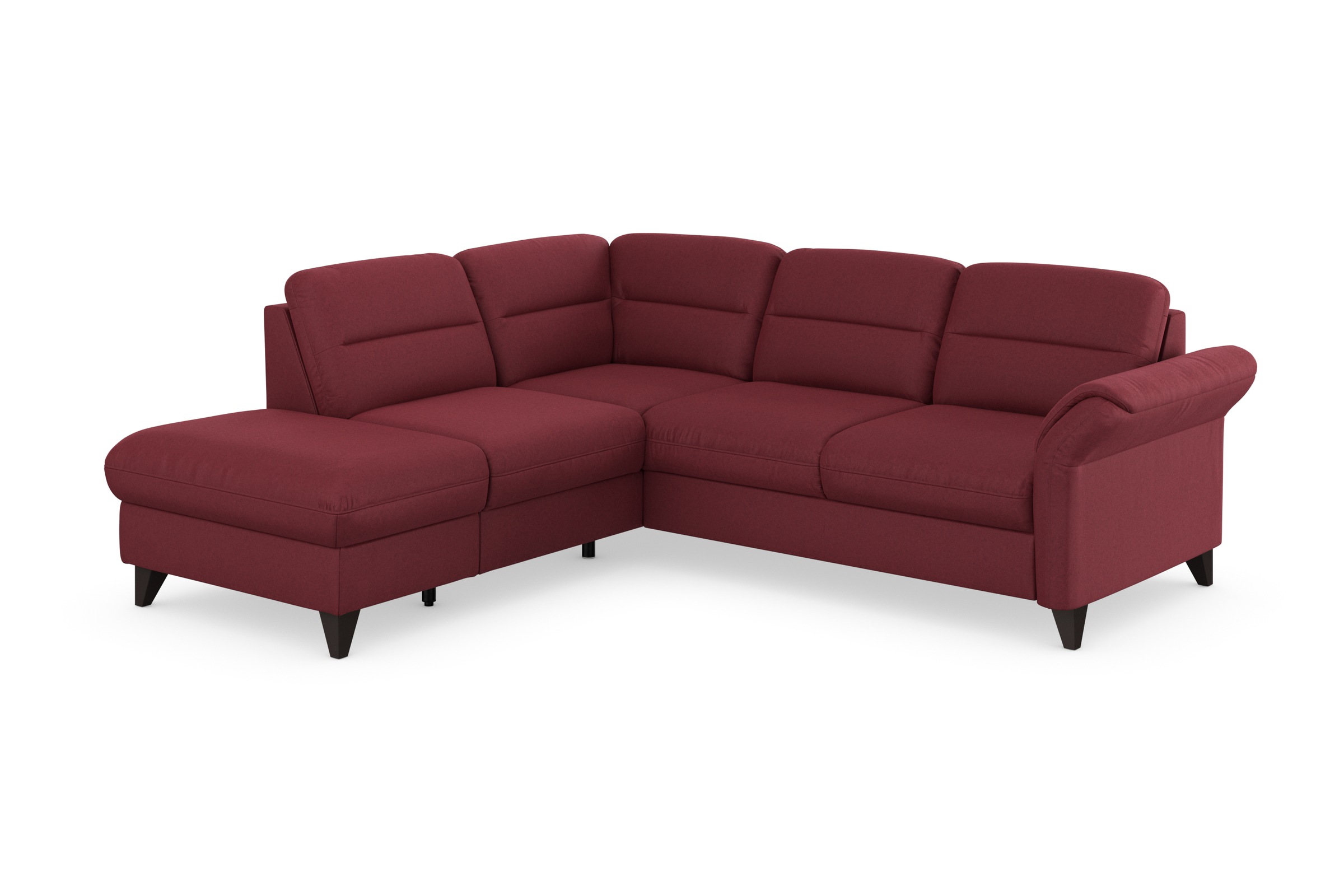 sit&more Ecksofa »Mellum L-Form«, Federkern, wahlweise mit Bettfunktion, Stauraum und Armteilfunktion