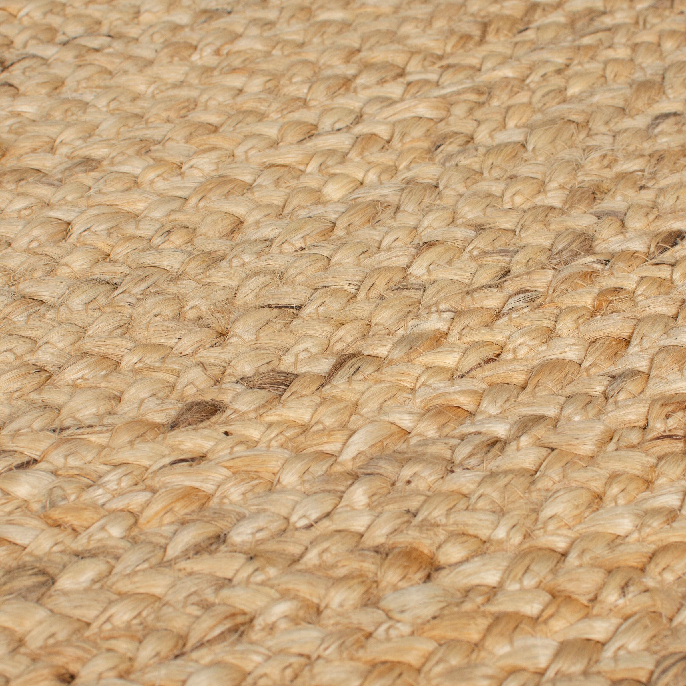 FLAIR RUGS Teppich »KAHANA«, rund, 2 mm Höhe, Handgemacht
