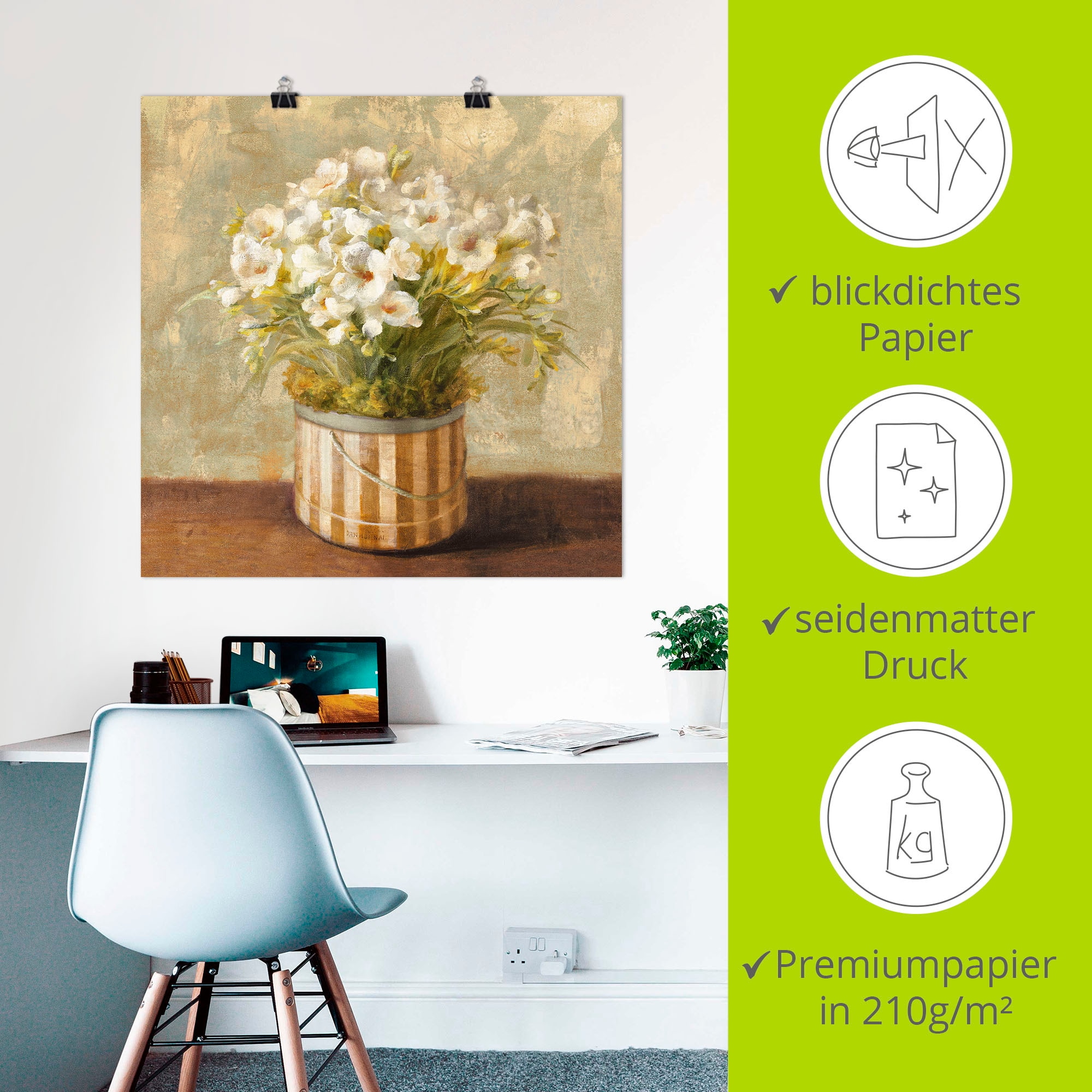 Artland Wandbild »Fresien« Blumen 1 Stk. tlg. als Leinwandbild, Poster in verschied. Größen