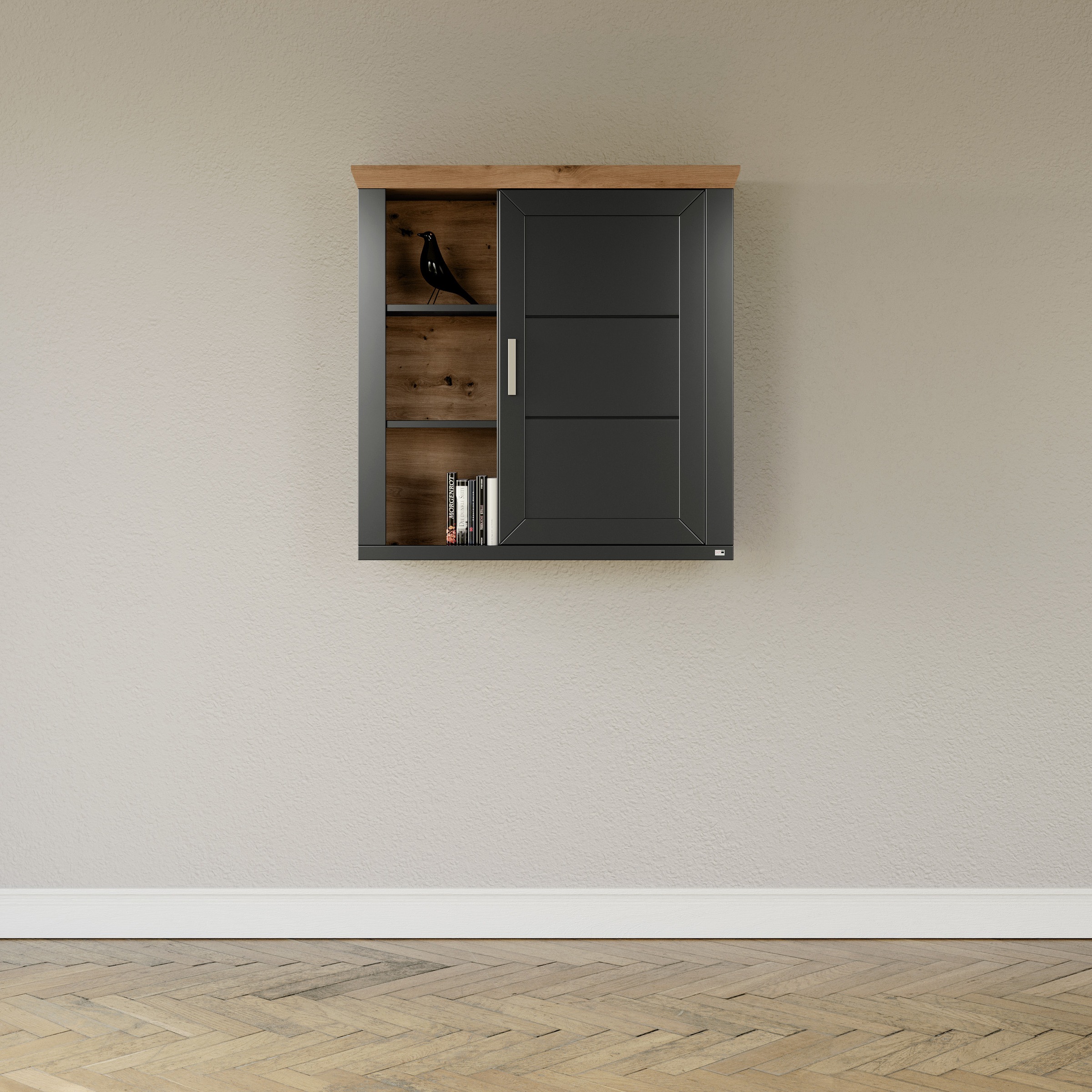 set one by Musterring Hängeschrank »York« Typ 23, mit Tür und offenen Fäche günstig online kaufen