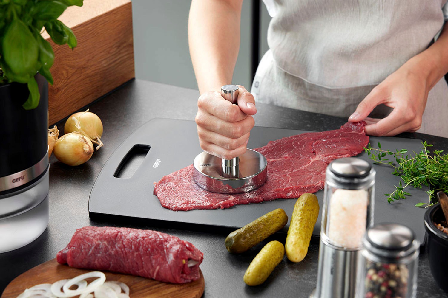 GEFU Fleischplattierer »TAMPA« schonend Plattieren, extra schwer