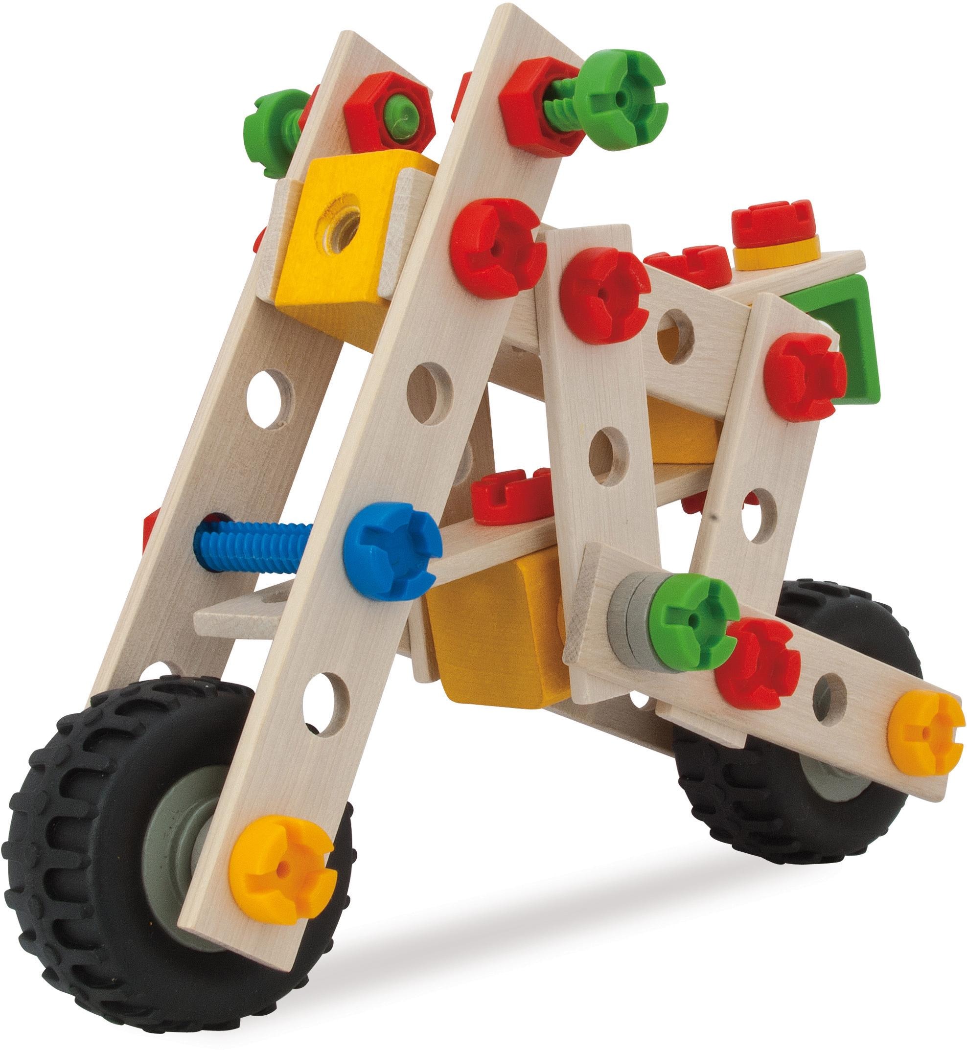 Eichhorn Konstruktionsspielsteine »Constructor Quad, 110-tlg.«, (110 St.), Made in Germany, FSC®- schützt Wald - weltweit