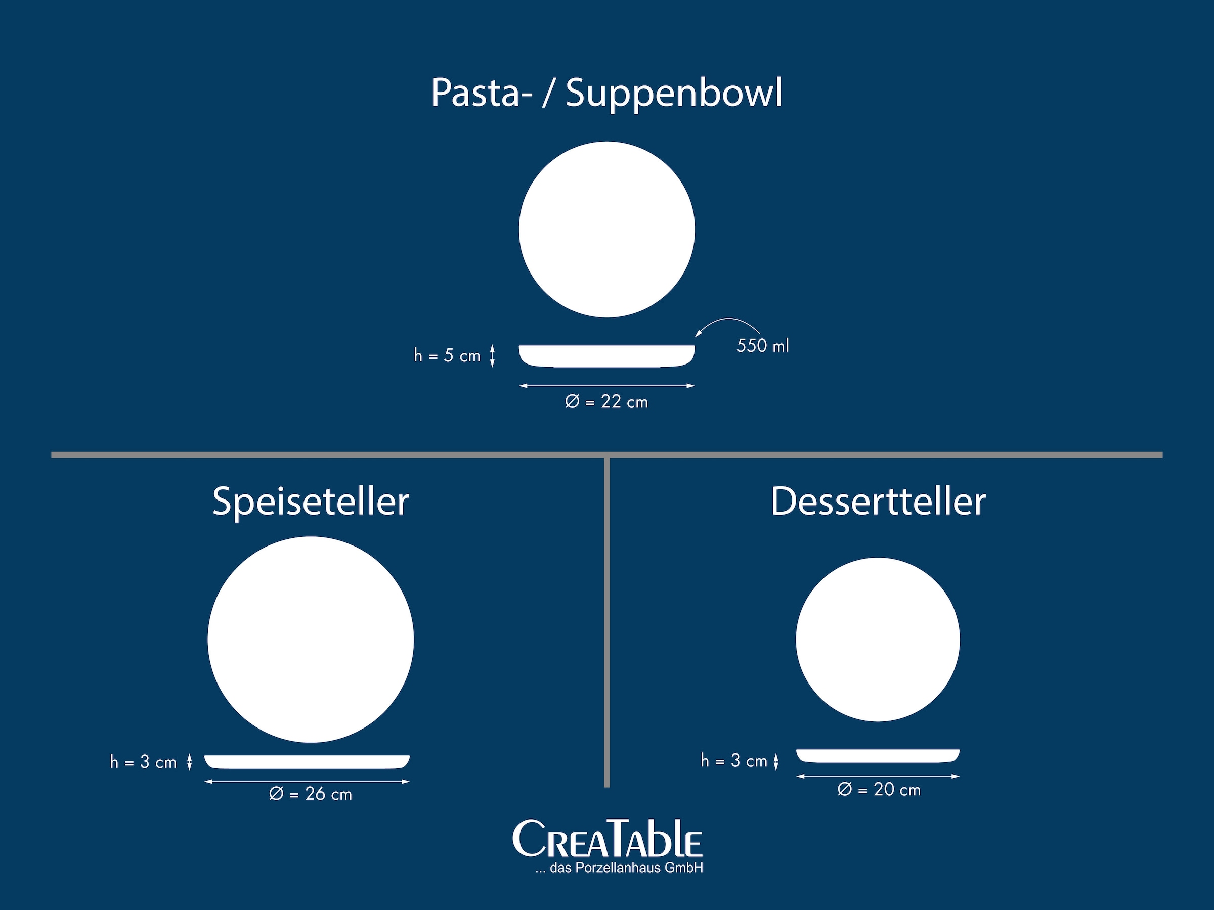 OTTO home Teller-Set »modernes Teller Set, Service Novalee« hohe Haltbarkeit, spülmaschinen- & mikrowellengeeignet, Reaktivglasur