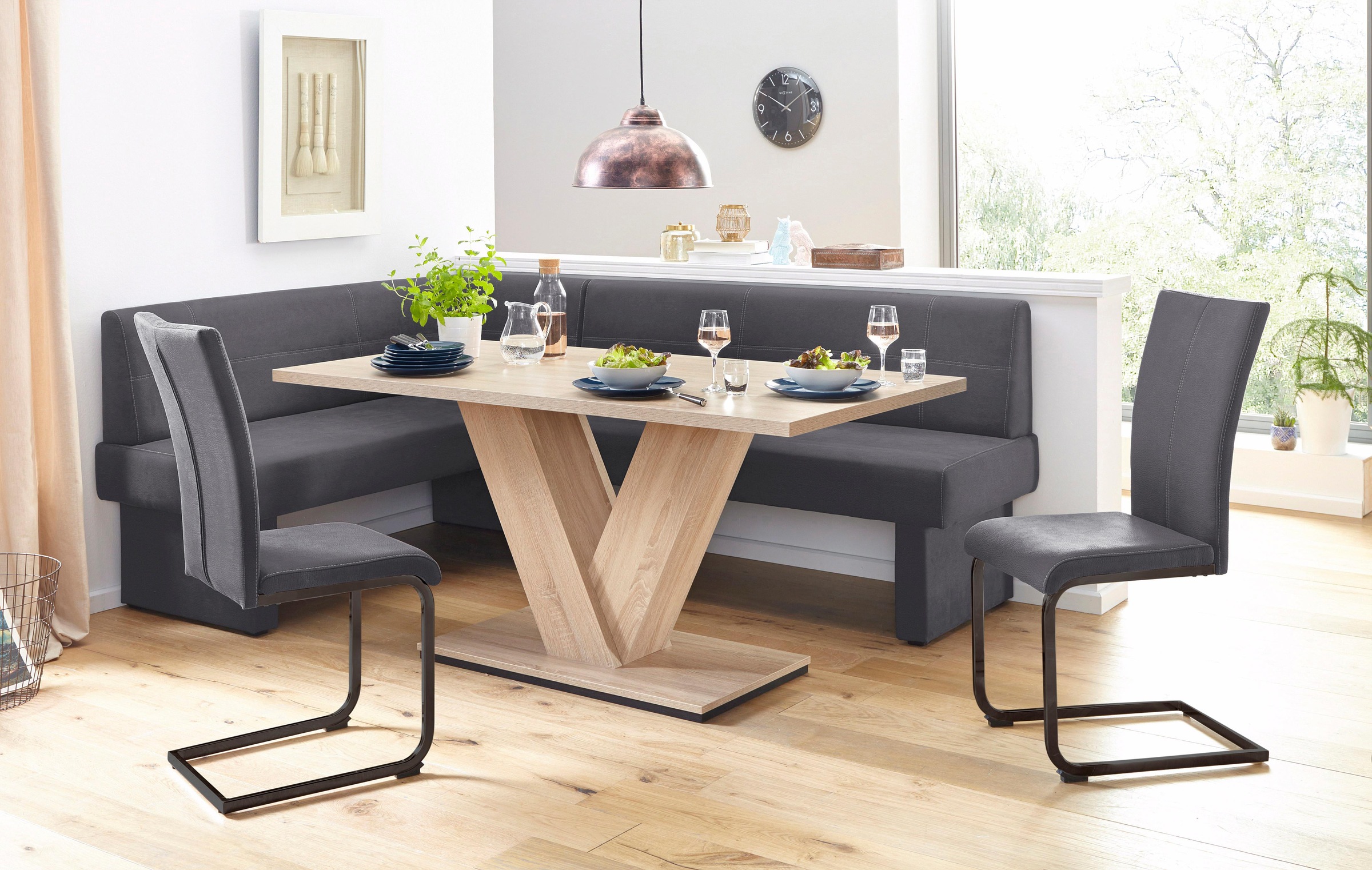 Home affaire Freischwinger »Nils« (Set) 2 Stk.Stuhl belastbar bis 120 Kg, G günstig online kaufen