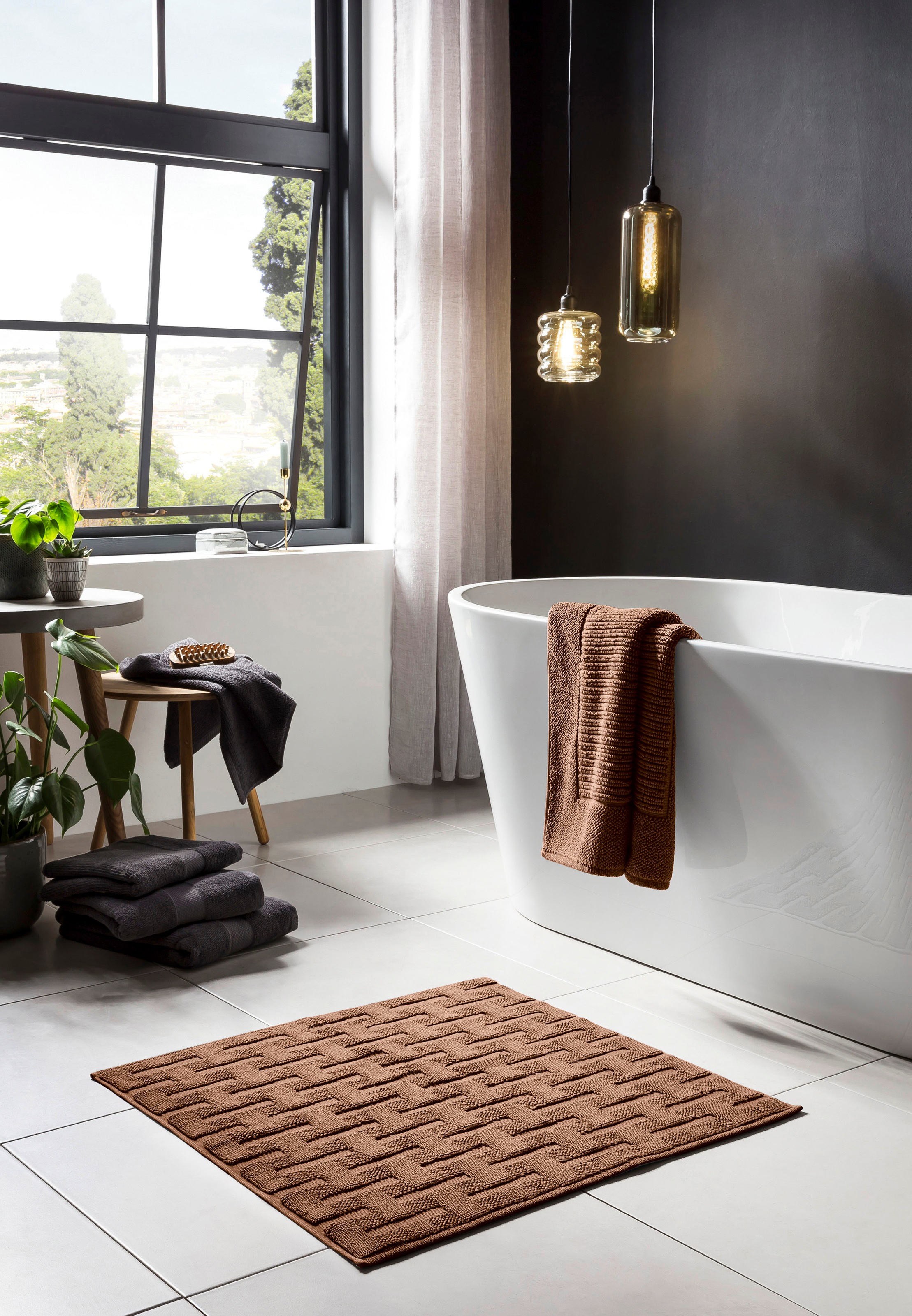 done.® Badematte »Delia«, rutschhemmend beschichtet, fußbodenheizungsgeeign günstig online kaufen