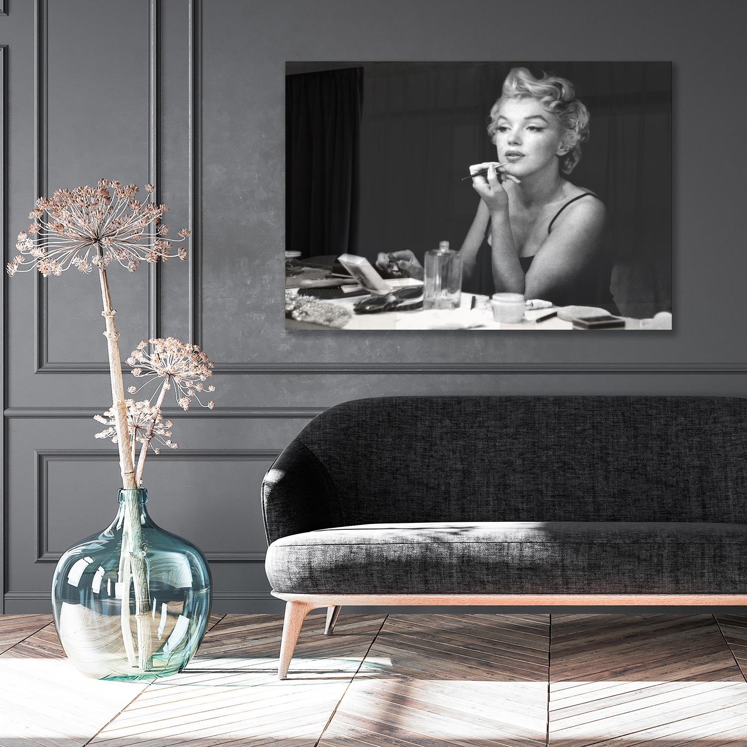 queence Acrylglasbild »Marilyn Monroe«, Schwarz-Weiß-Frau-Stars-Portrait-Fo günstig online kaufen