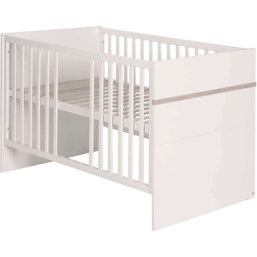 roba® Babyzimmer-Komplettset »Moritz«, (Set, 3 St., Kinderbett, Wickelkommode, Kleiderschrank), schmal; mit Kinderbett, Schrank und Wickelkommode; Made in Europe