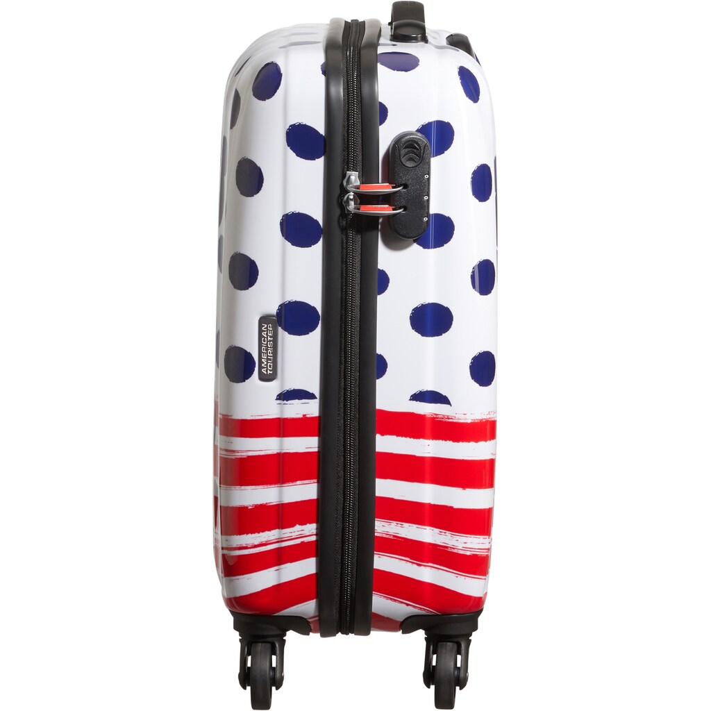 American Tourister® Hartschalen-Trolley »Disney Legends, Minnie Blue Dots, 55 cm«, 4 Rollen