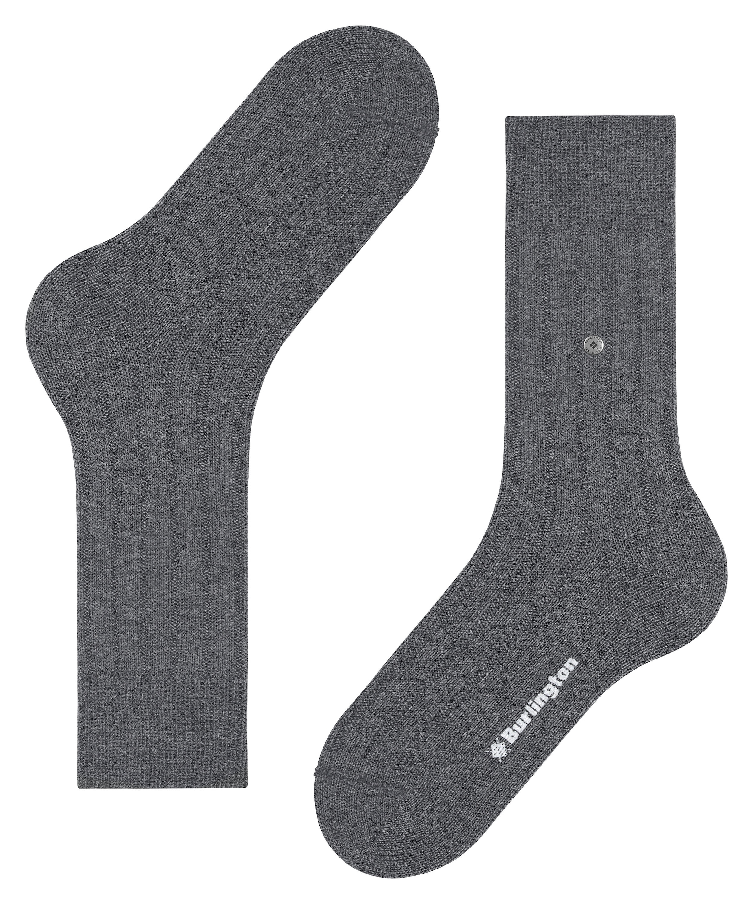 Burlington Socken »Dover« wärmend, Einheitsgröße 40-46, unifarben, Grobstrick-Optik