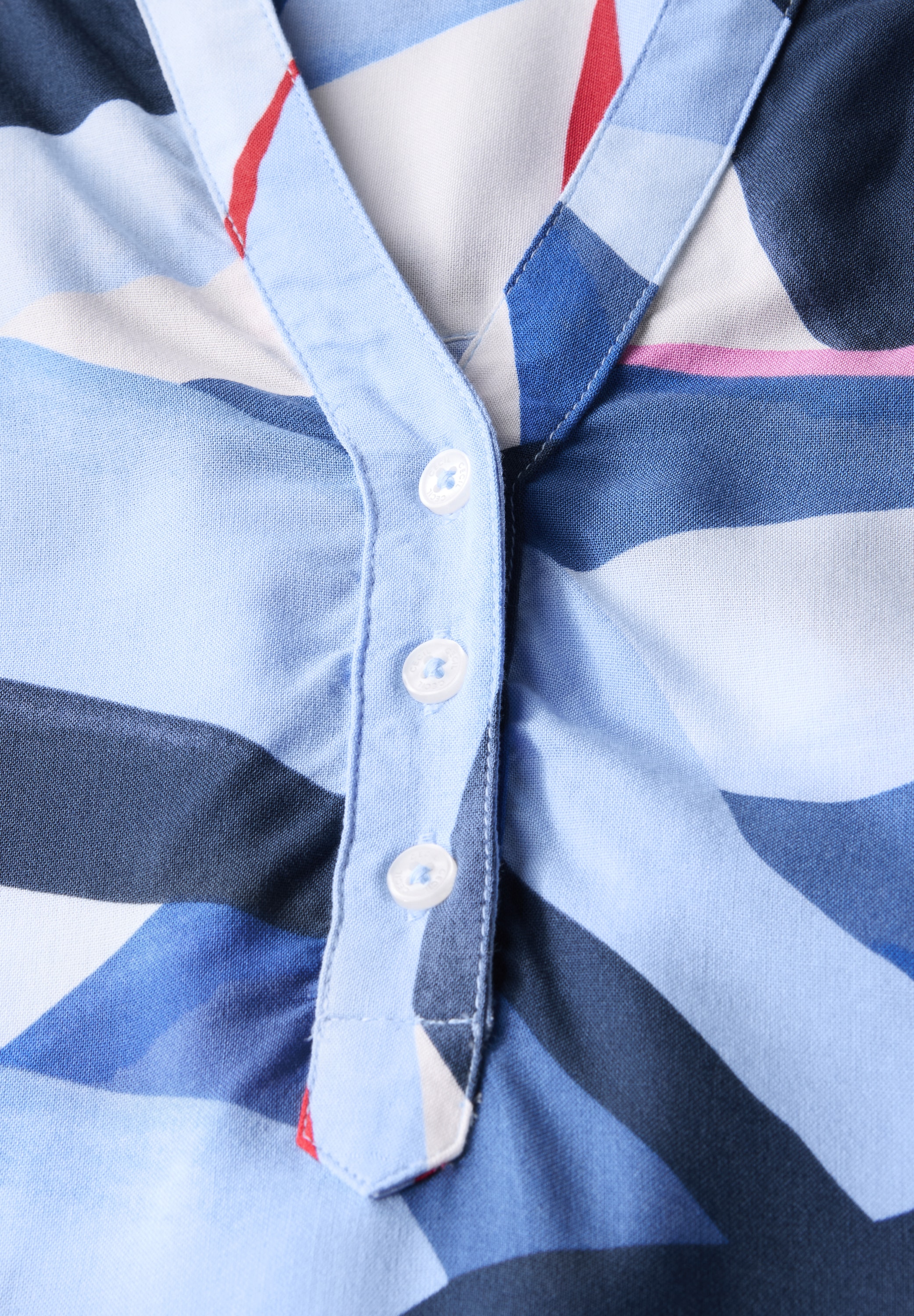 Cecil Kurzarmbluse, mit All-Over Print