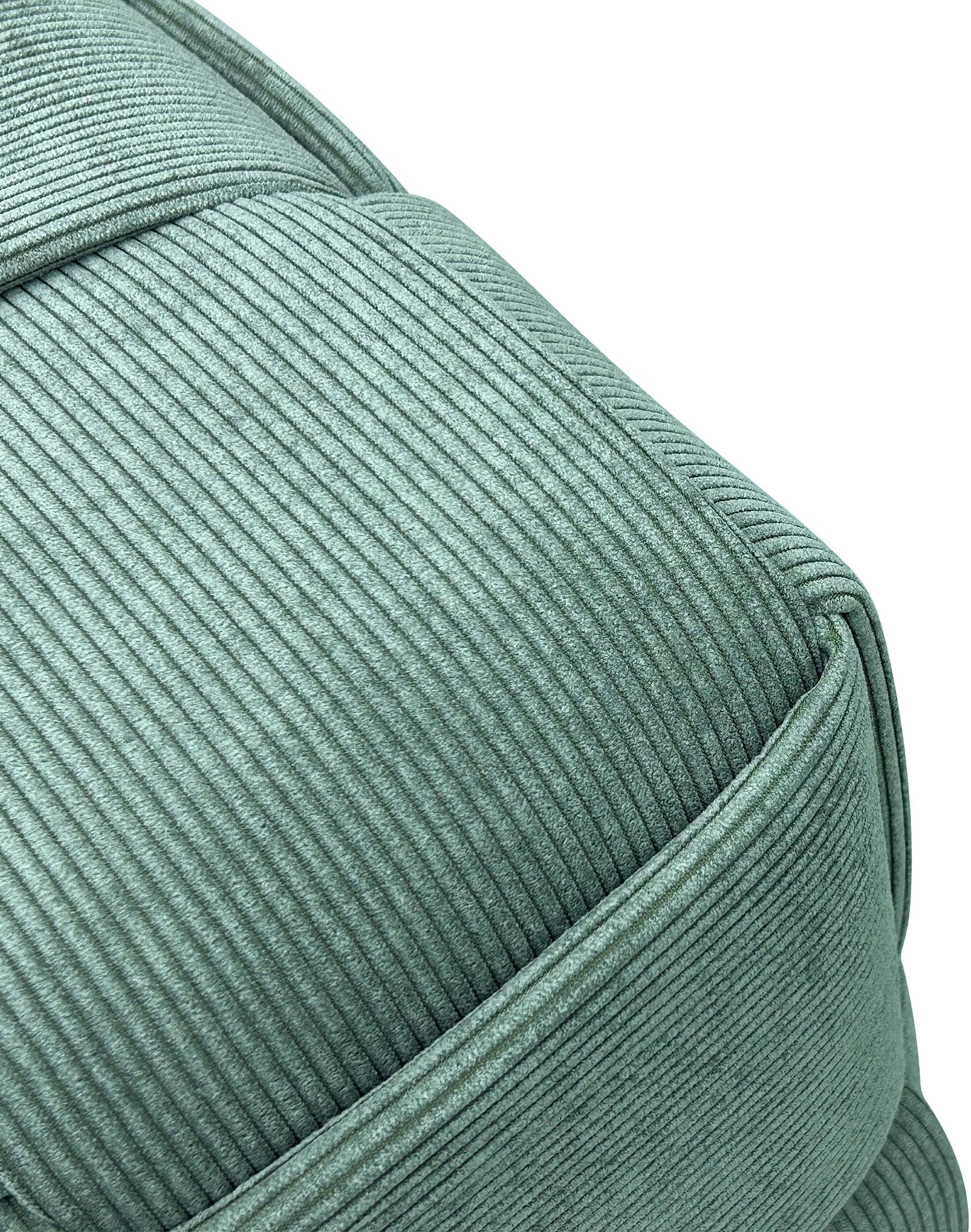 byLIVING Pouf »URBAN« Bezug Cord in verschiedenen Farben, Schaumstoff