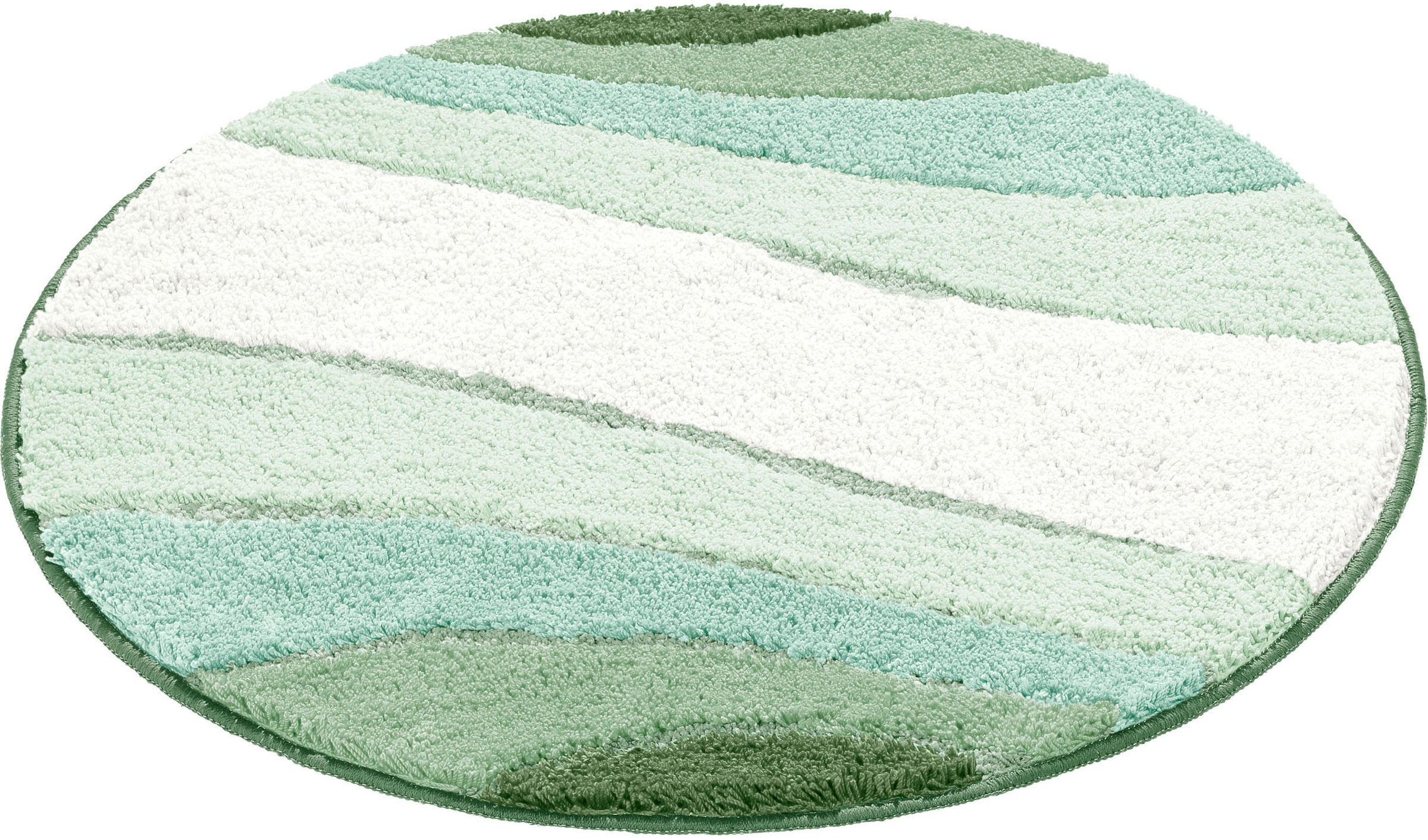 my home Badematte »Josie, Badvorleger, Badezimmer Teppich«, rutschhemmend beschichtet, fußbodenheizungsgeeignet-schnell trocknend-strapazierfähig, Badteppich, Badematten, rechteckig, rund & als 3-tlg. Set erhältlich