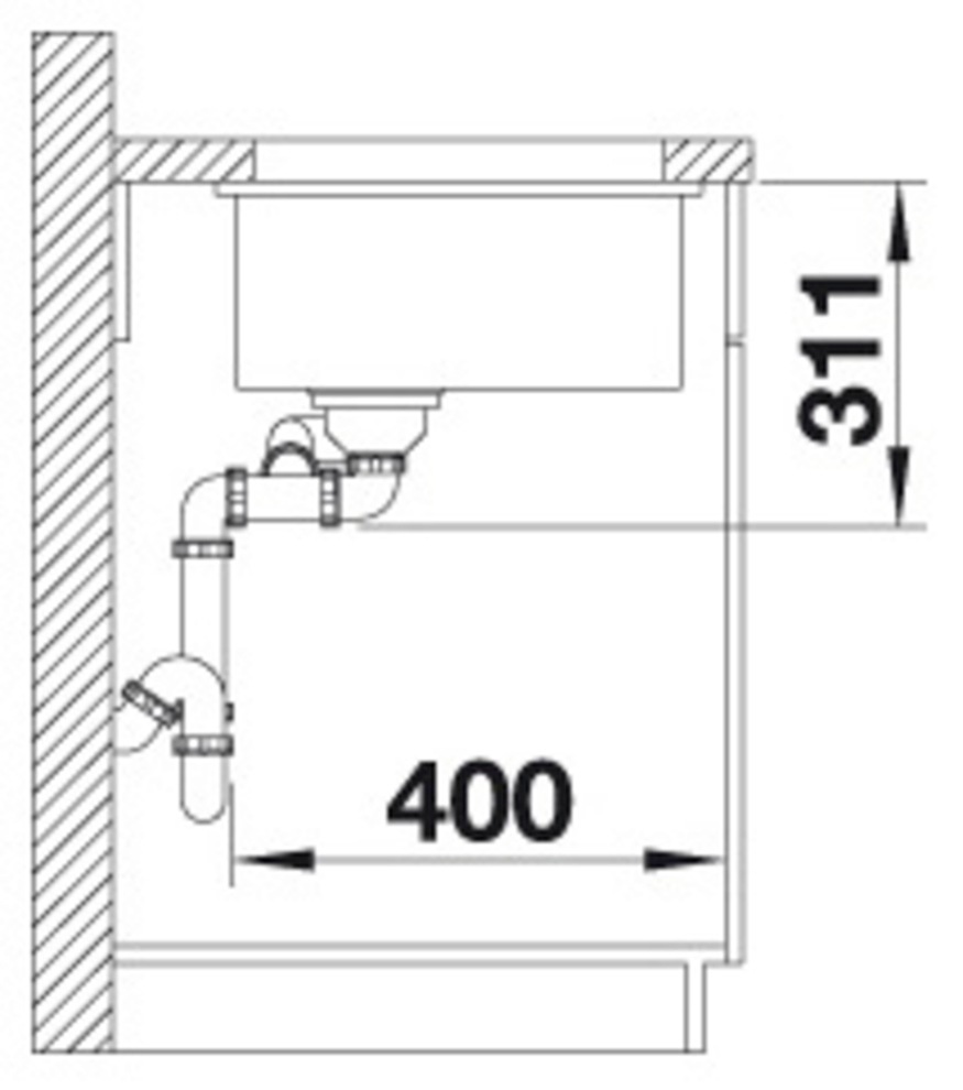 Blanco Küchenspüle »SUBLINE 350/150-U« 1 Stk. tlg. erhältlich in mehreren Farben