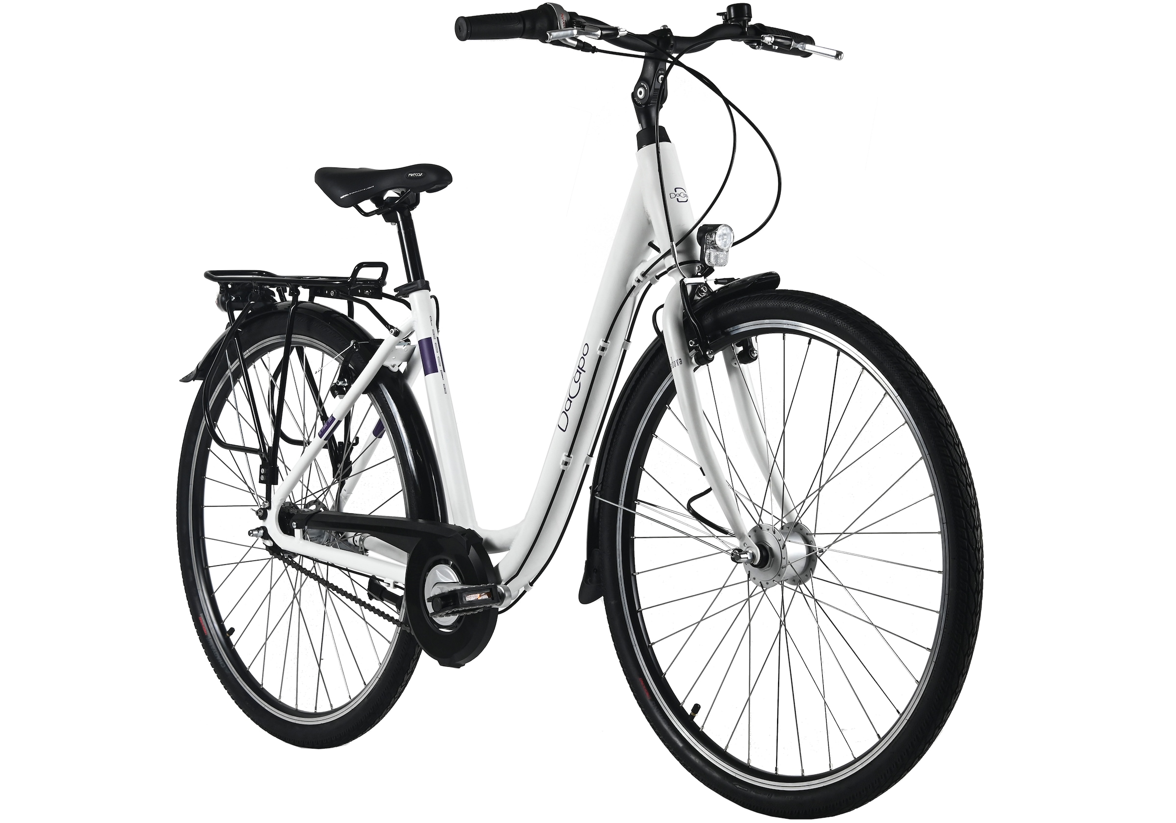 Dacapo Cityrad »DaCapo Damenrad 28'' Padova Weiß 7 Gänge RH 48 cm« 7 Gang Nabenschaltung
