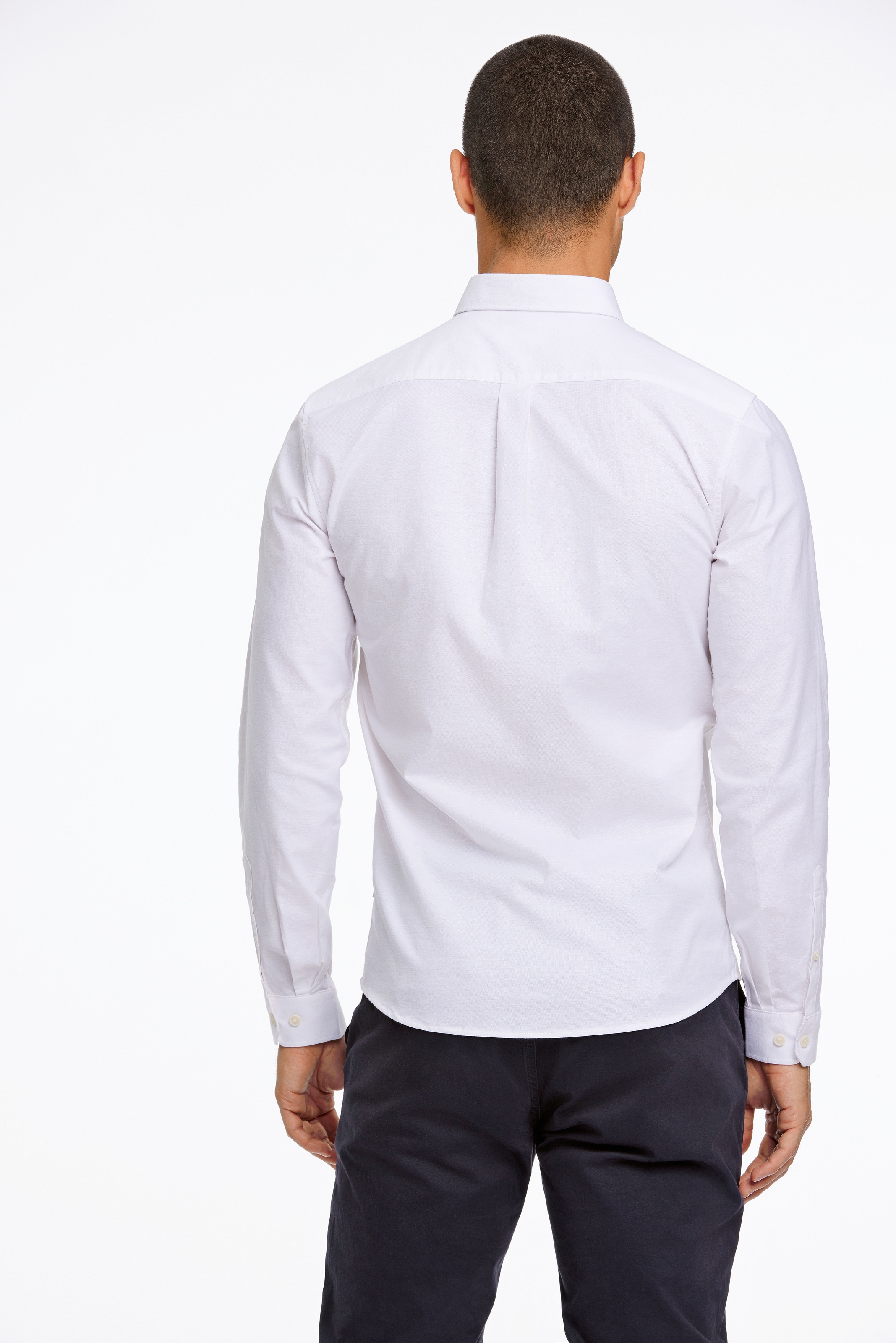 LINDBERGH Langarmhemd mit Button-Down-Kragen