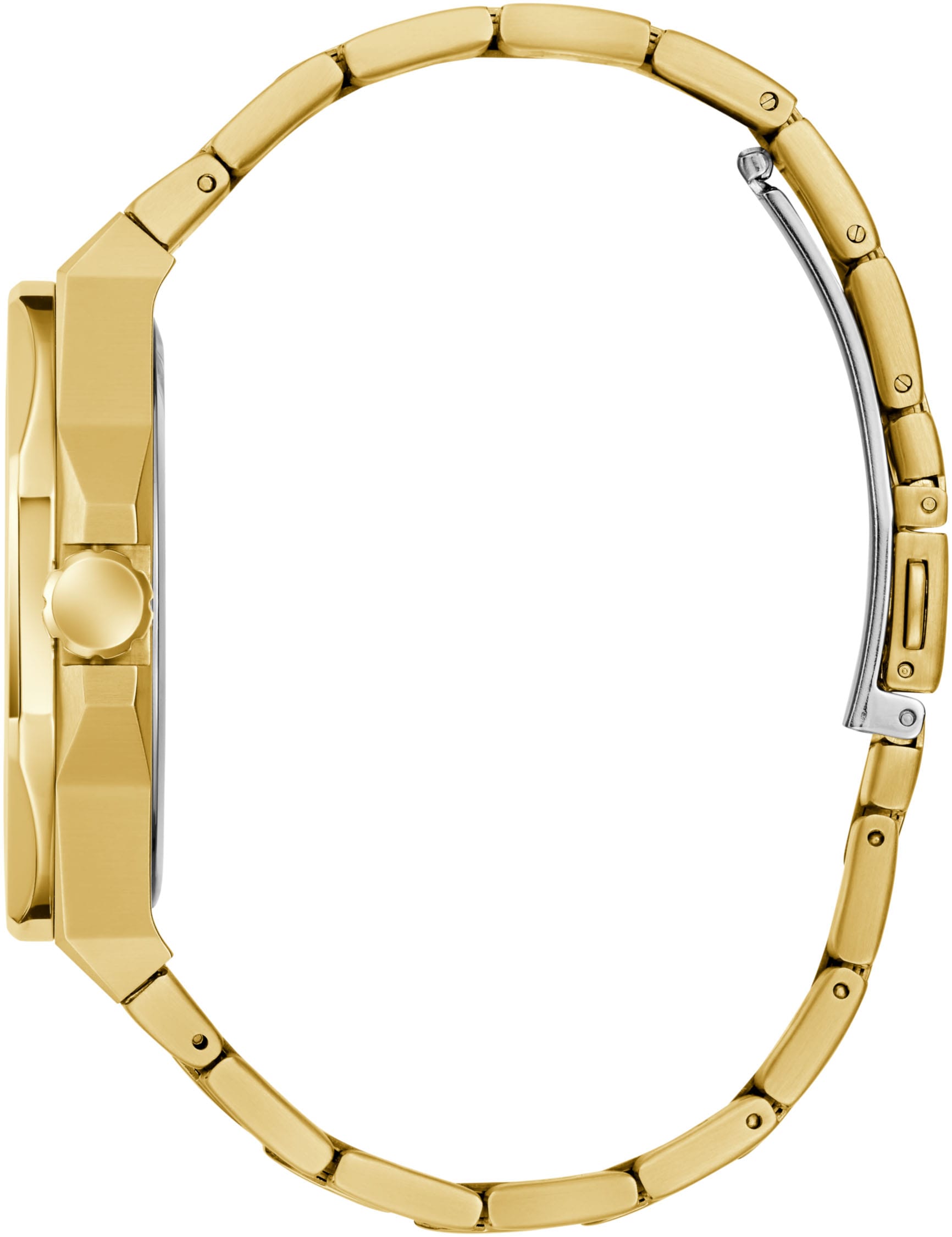 Guess Quarzuhr »EMPEROR«, Armbanduhr, Herrenuhr, Edelstahlarmband, analog